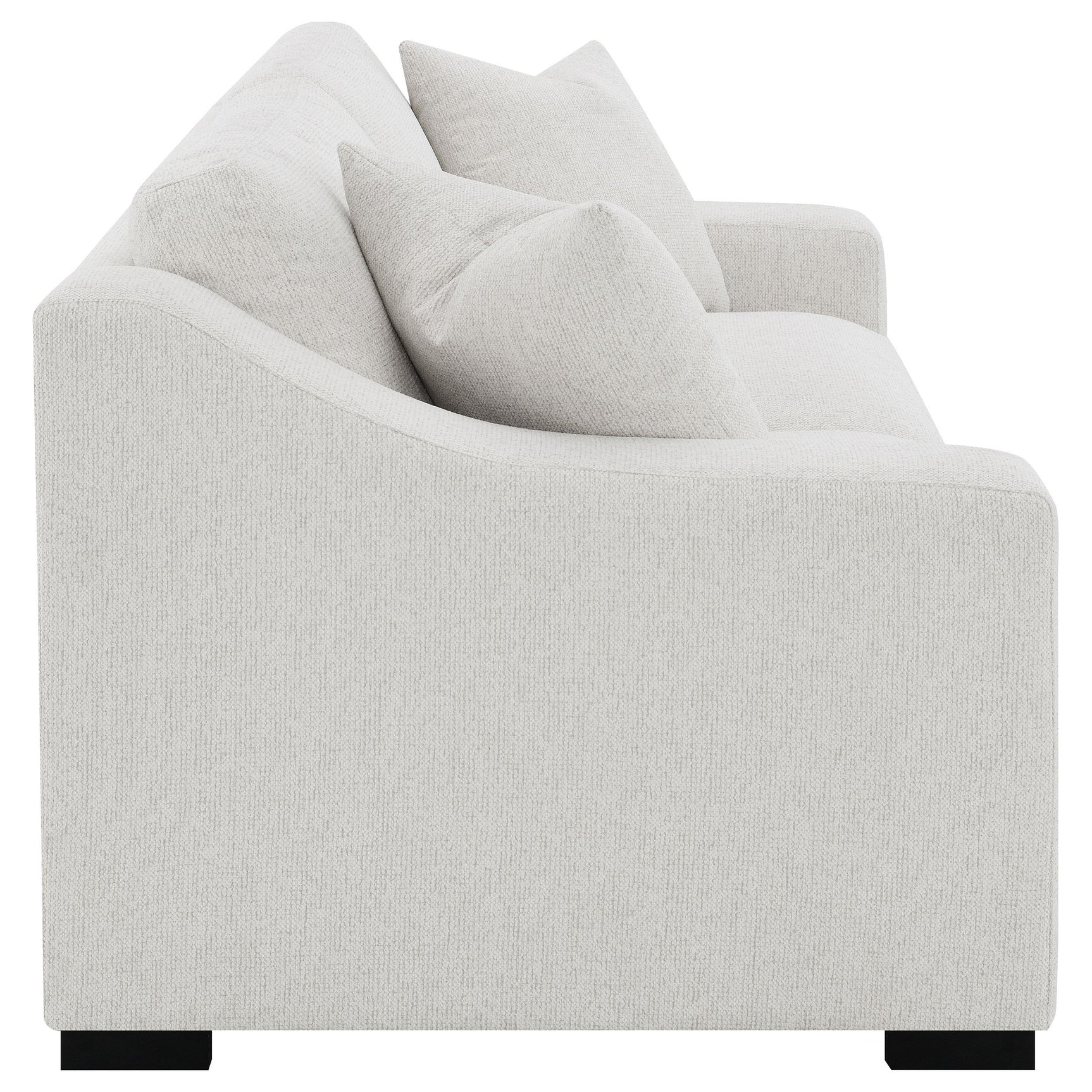 Ashlyn Sofa full front view on showroom floor