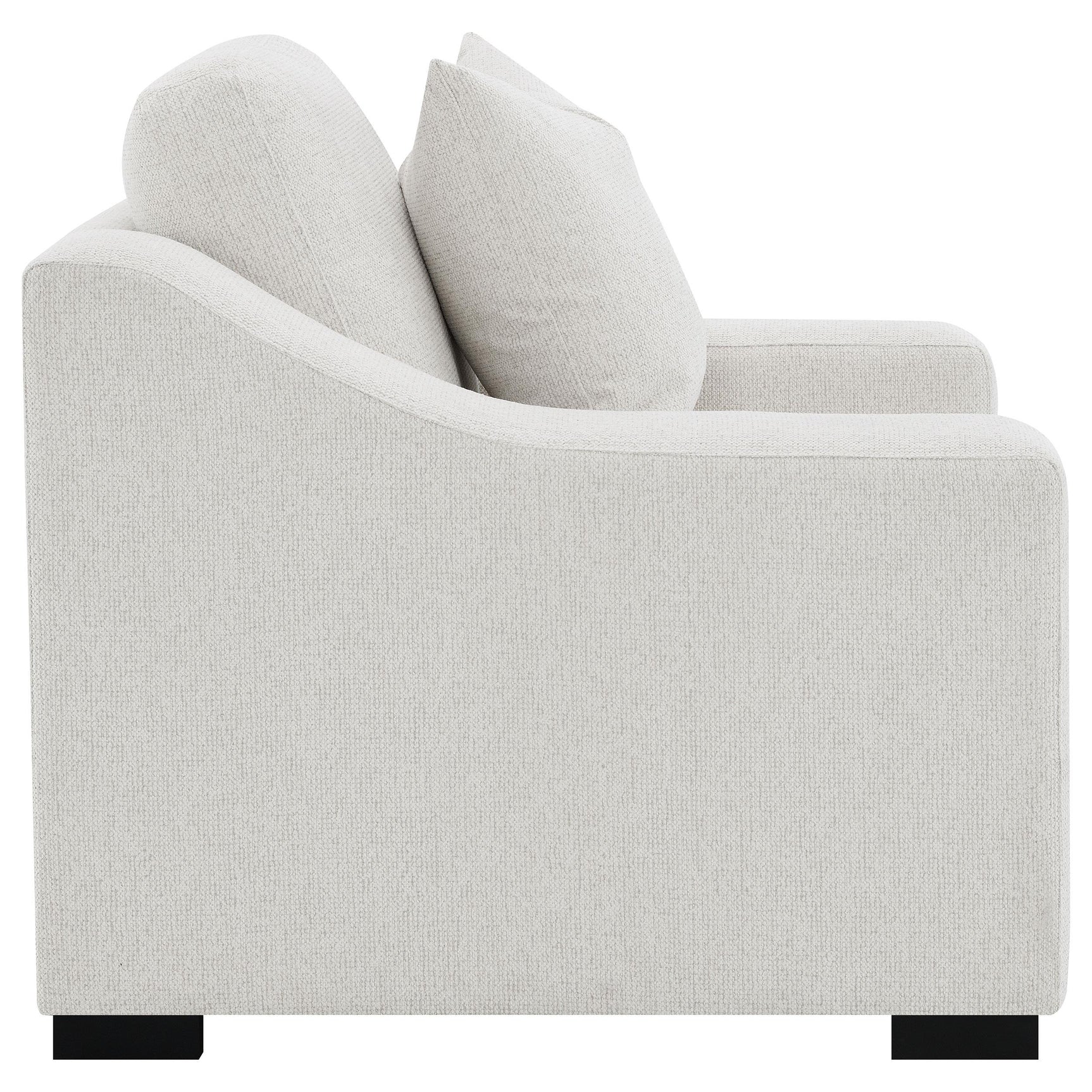 Back view of Ashlyn fabric accent chair