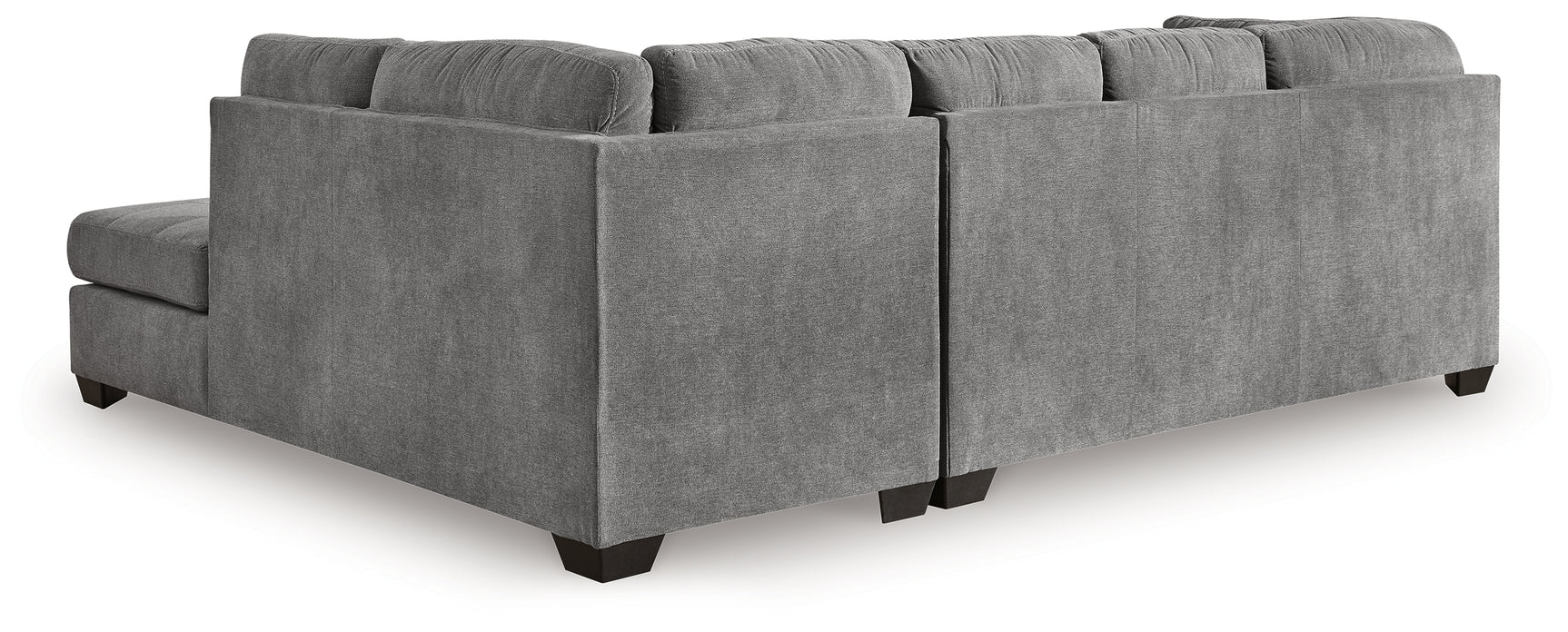 Back detail of Marleton Gray Sectional sofa