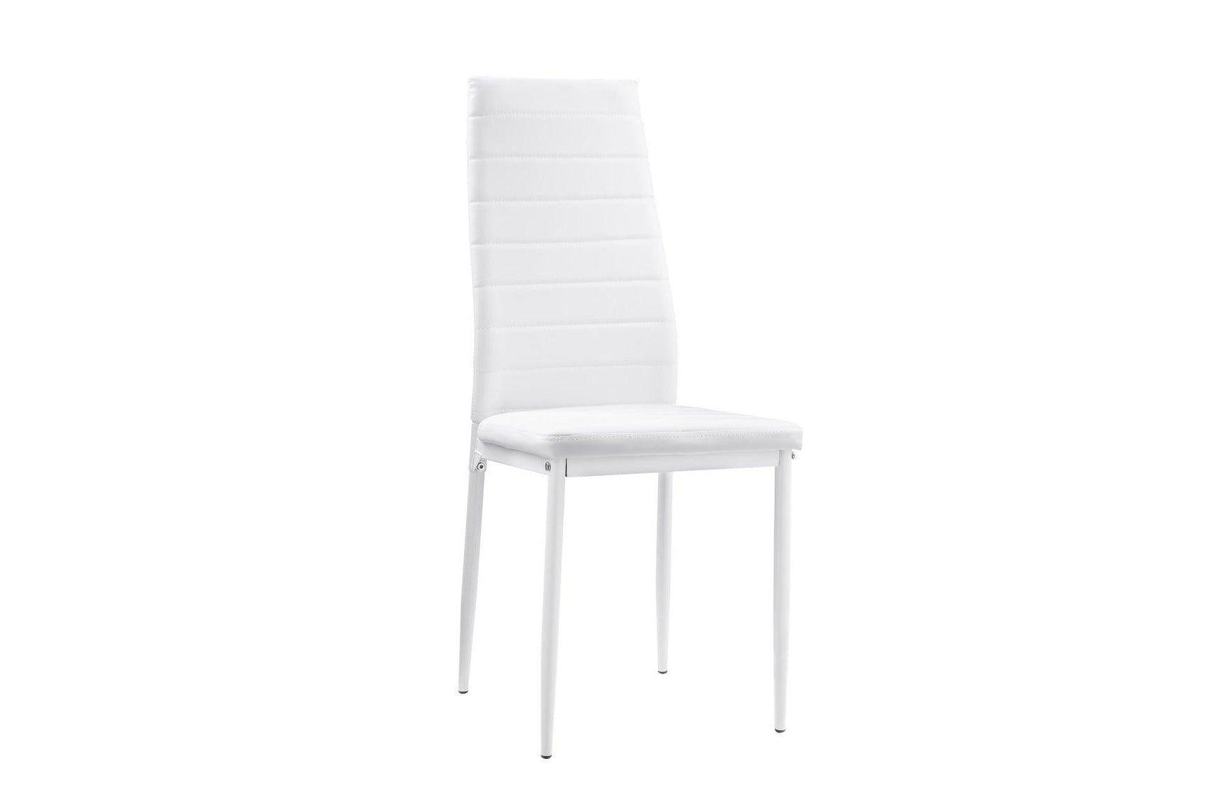 side detail of dining chair and table frame