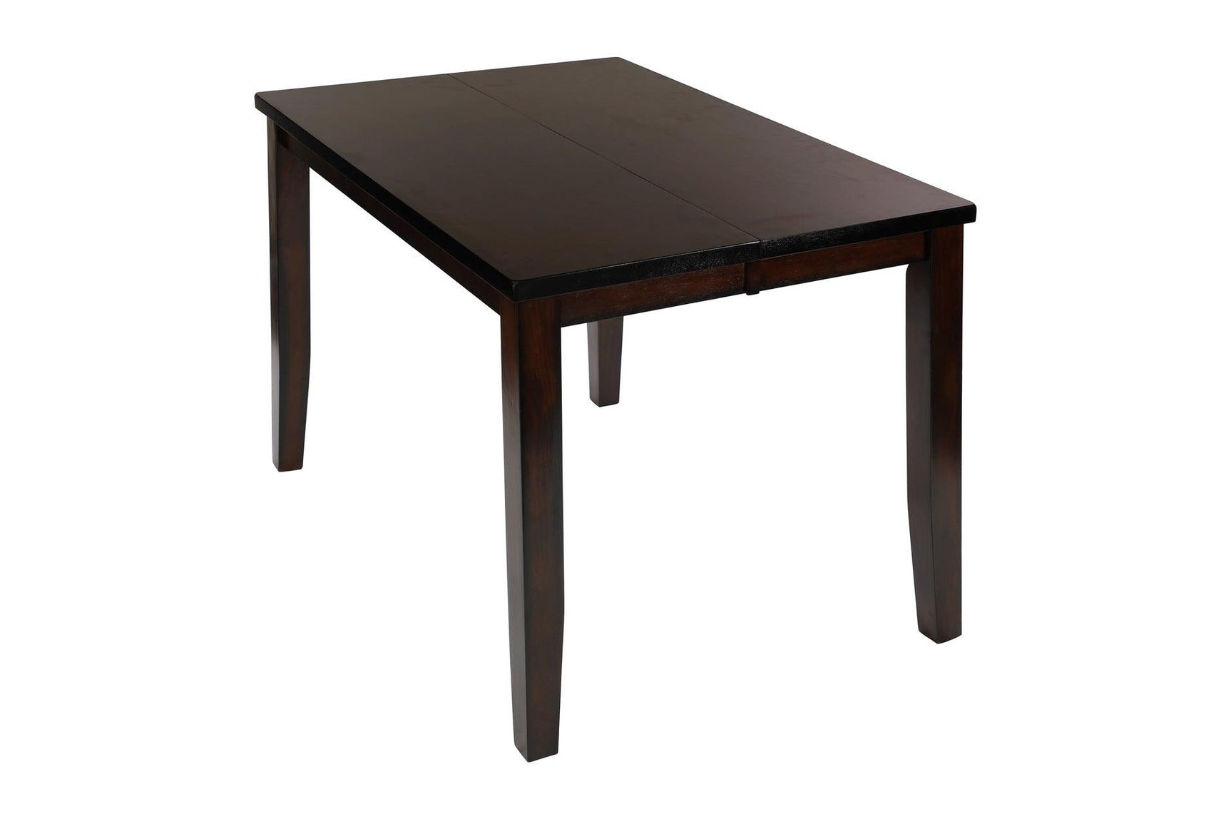 detail close-up of dining table finish