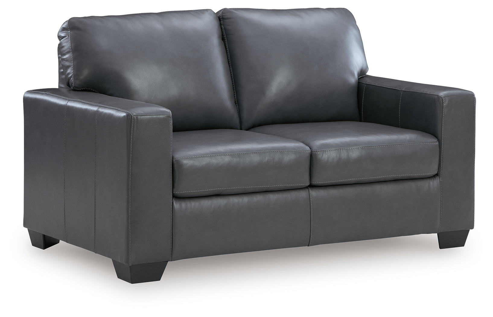 Bolsena Admiral Leather Loveseat