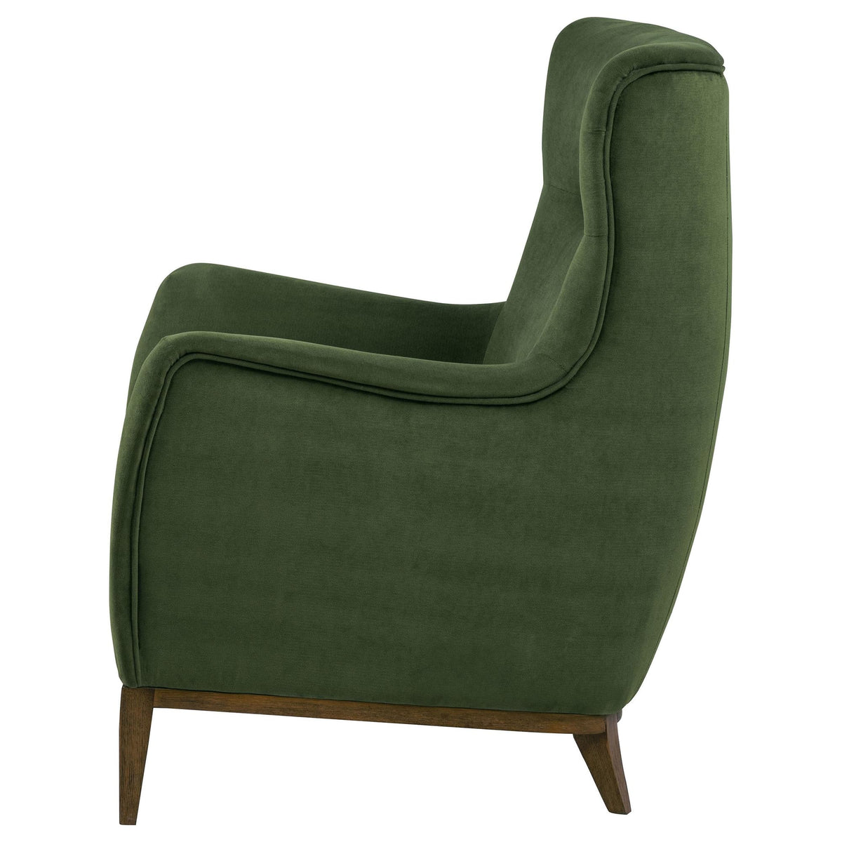 Catala Upholstered High Back Accent Chair in Matcha and Coffee — product image 5