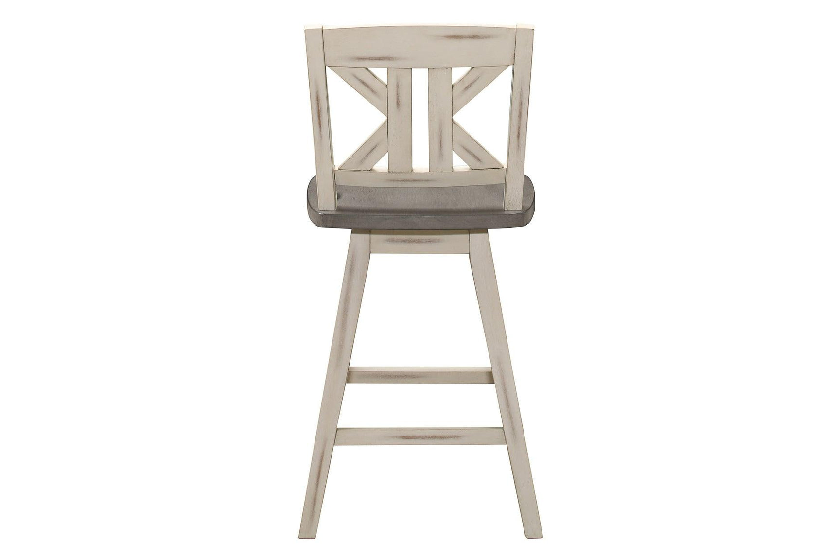 Back detail of Amsonia White Sand dining chair