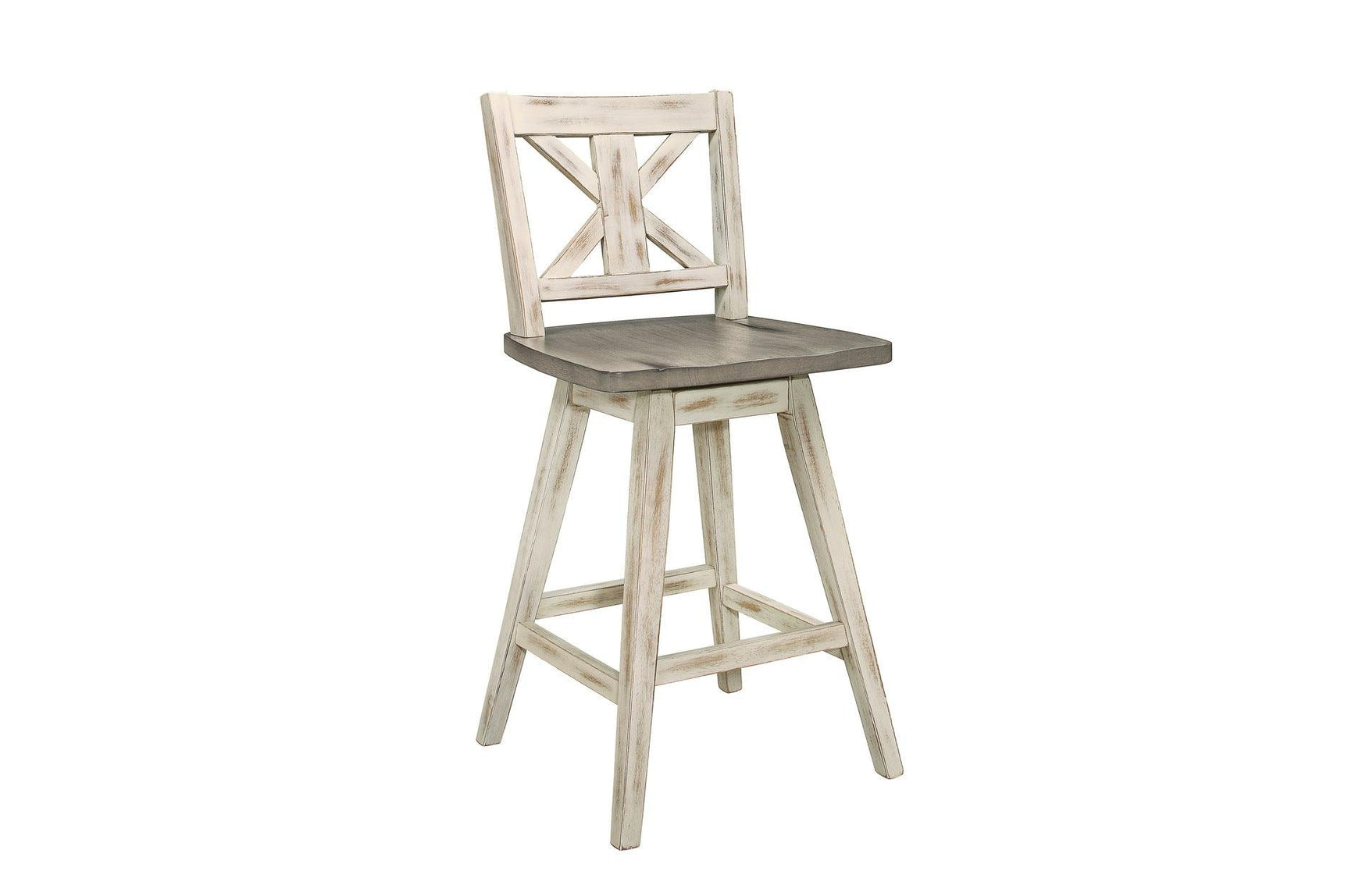 main view of Amsonia White Sand Rectangular Counter Height Set furniture