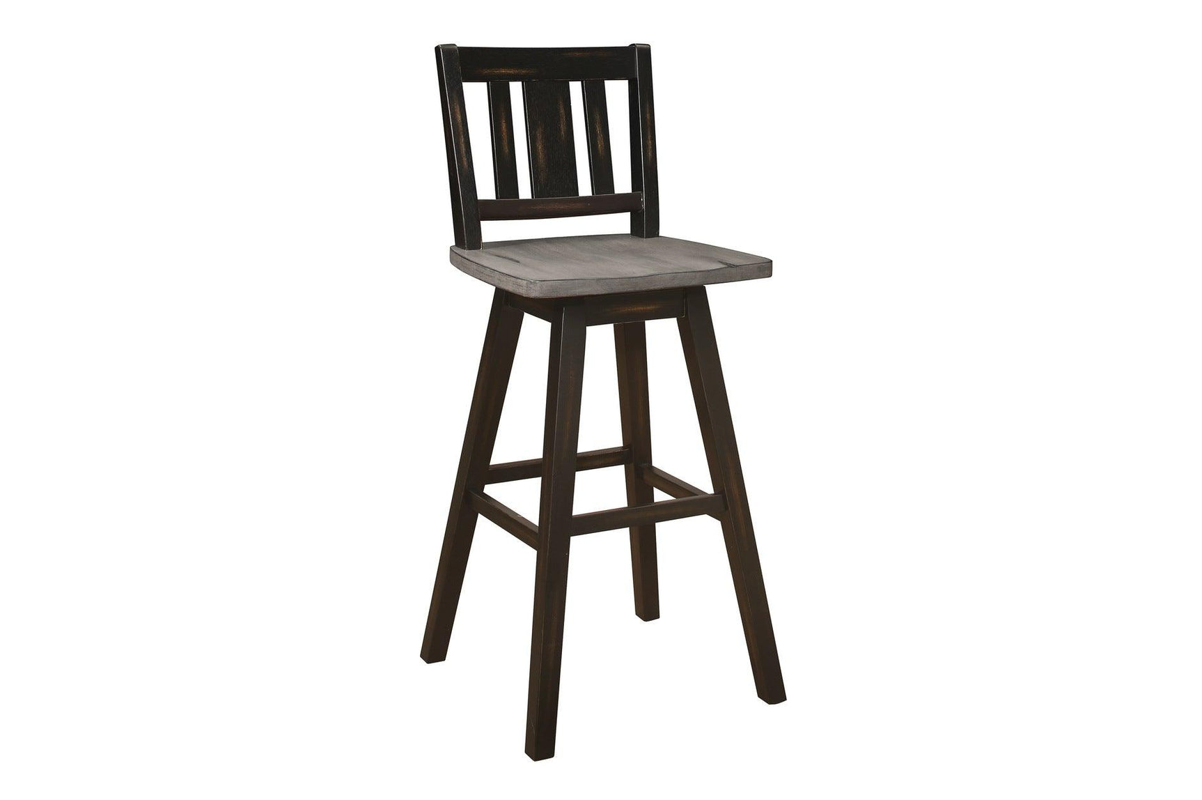 Side view of dining chair in set