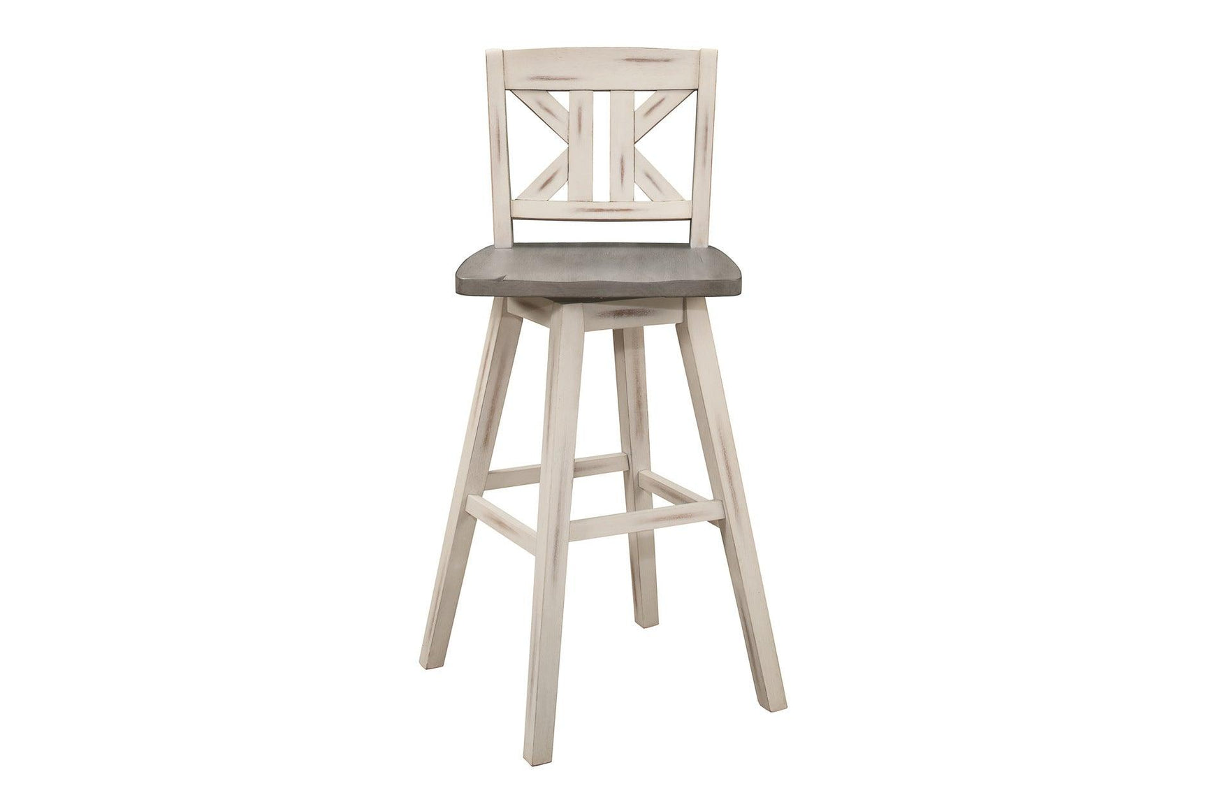Close-up detail of white sand dining chair panel