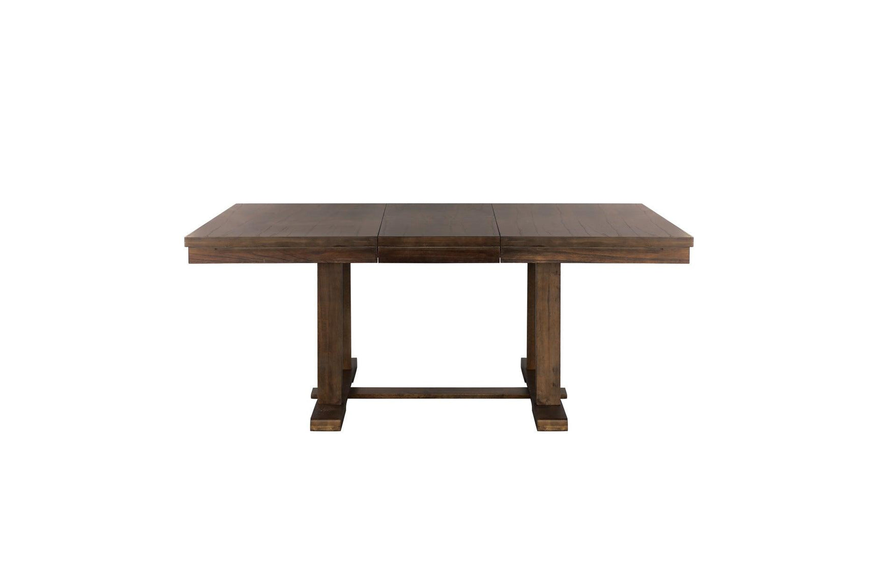 Front angle of Wieland dining set with chairs