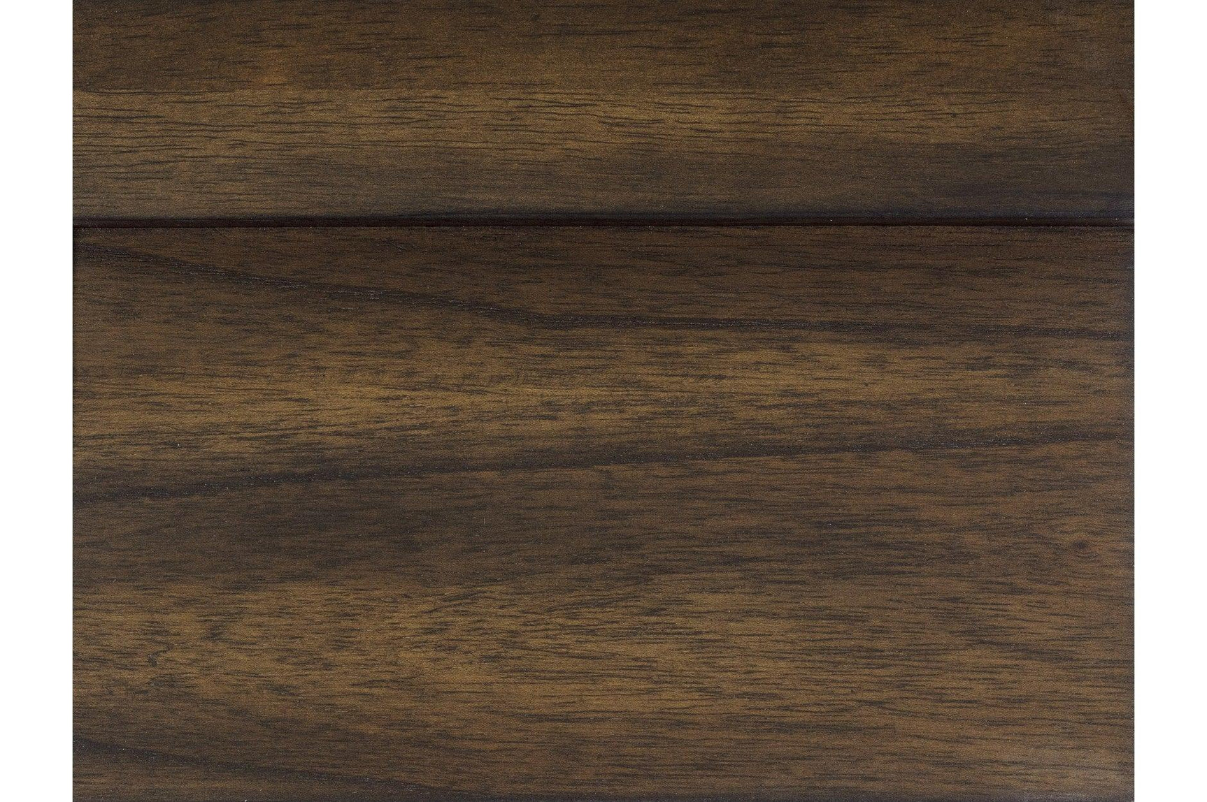 Main panel view of Wieland brown veneer dining table