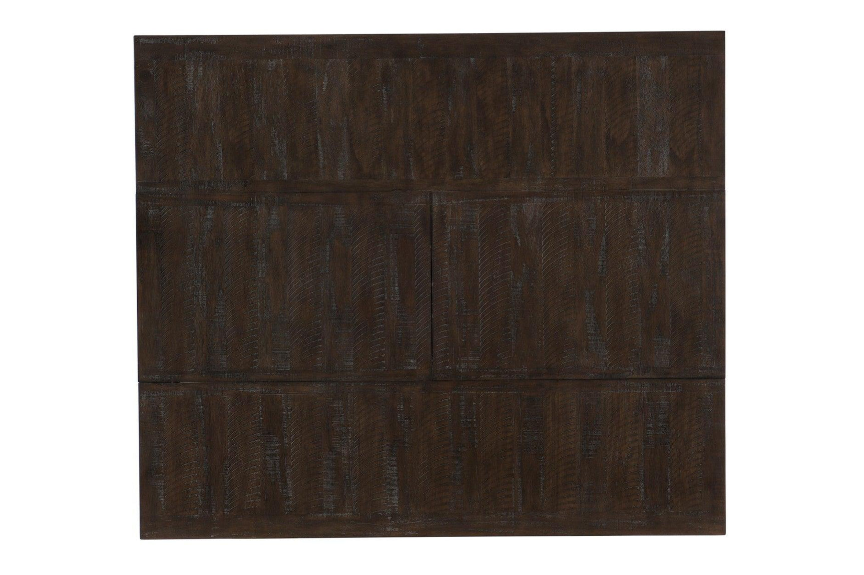 Top view of Oxton Espresso counter height dining table