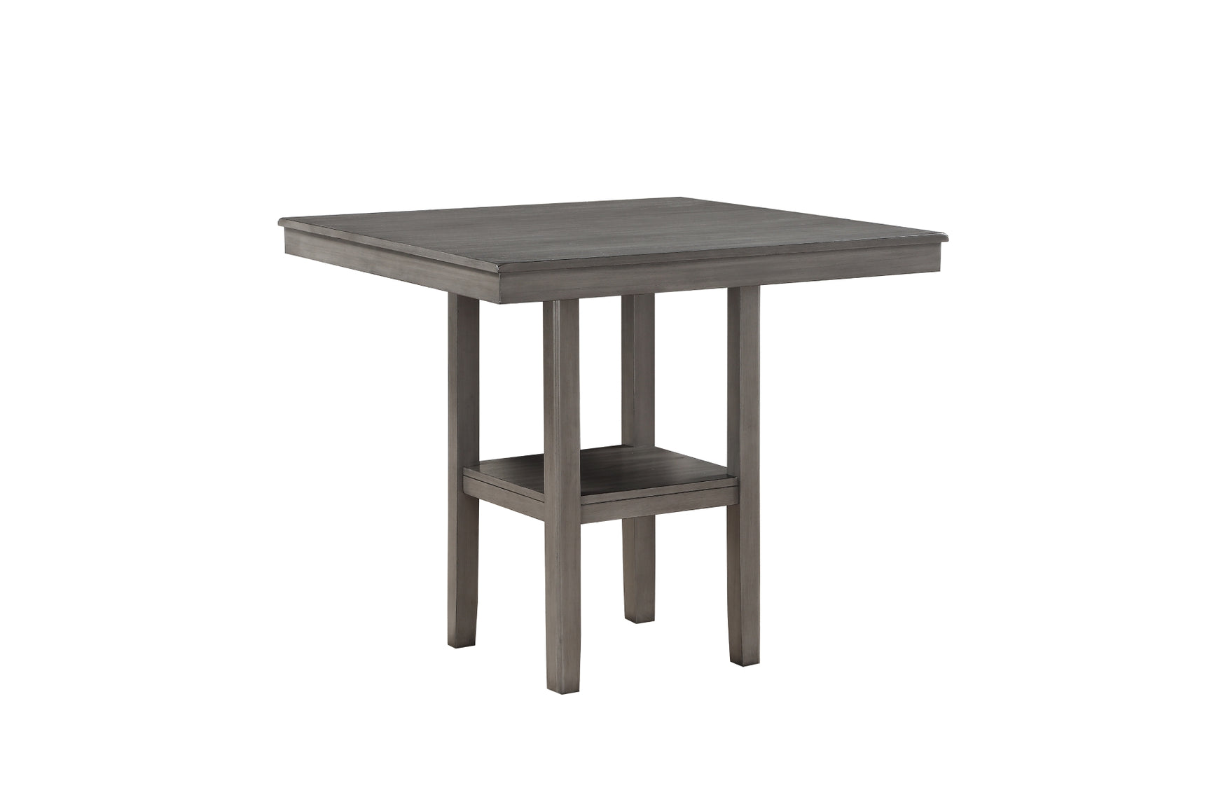 Front view of Sharon Gray Dining Table and chairs