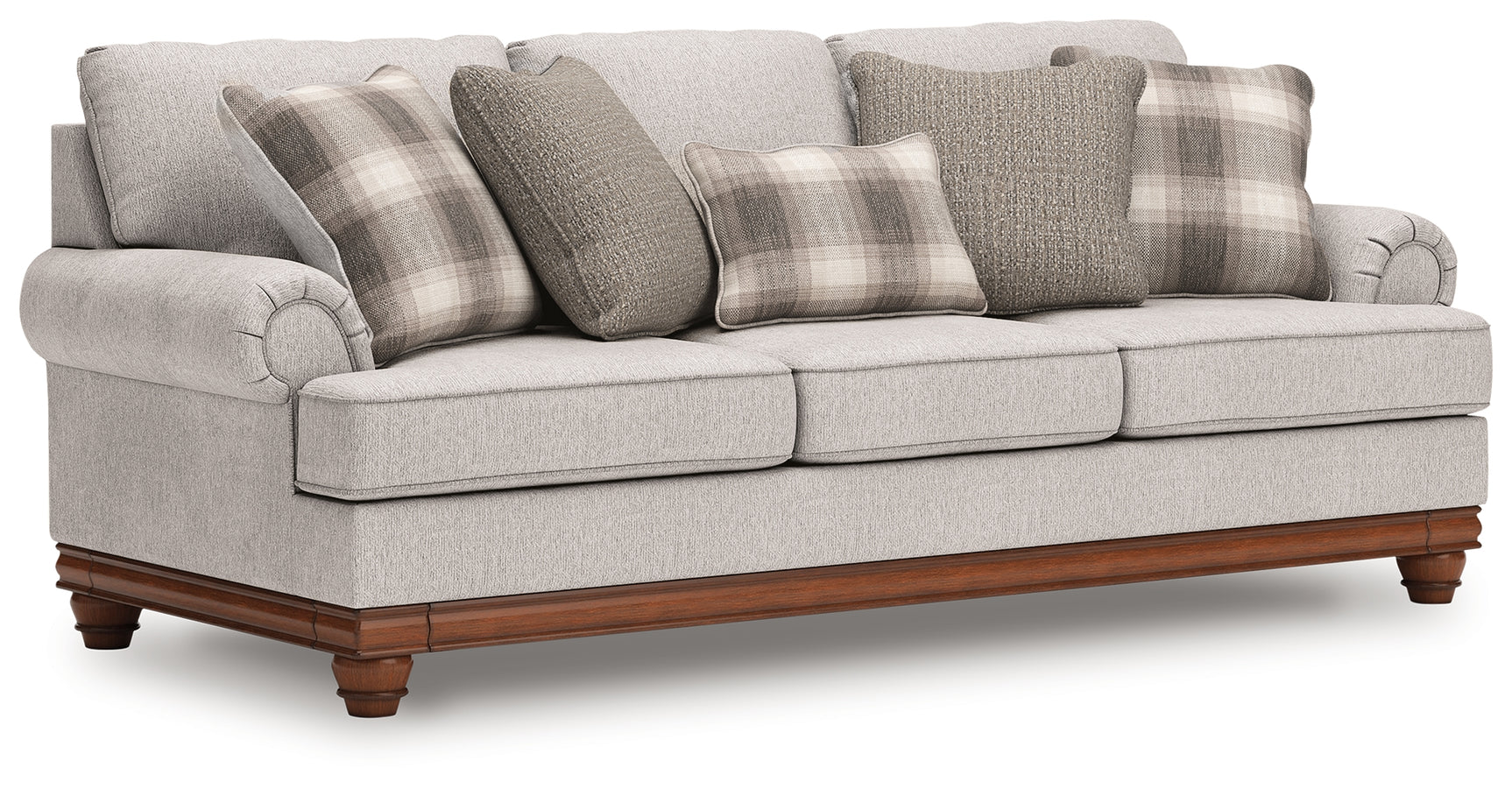 main view of Clearbrooke Sandstone Sofa and Loveseat furniture