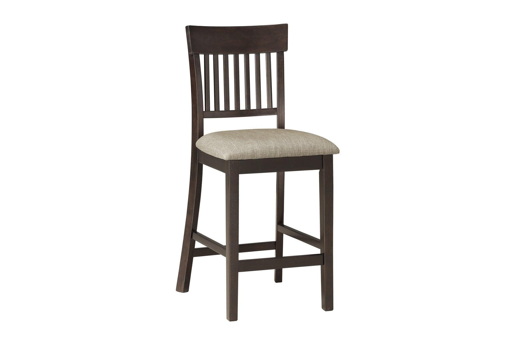 Side angle of Balin dining set with bench and chairs