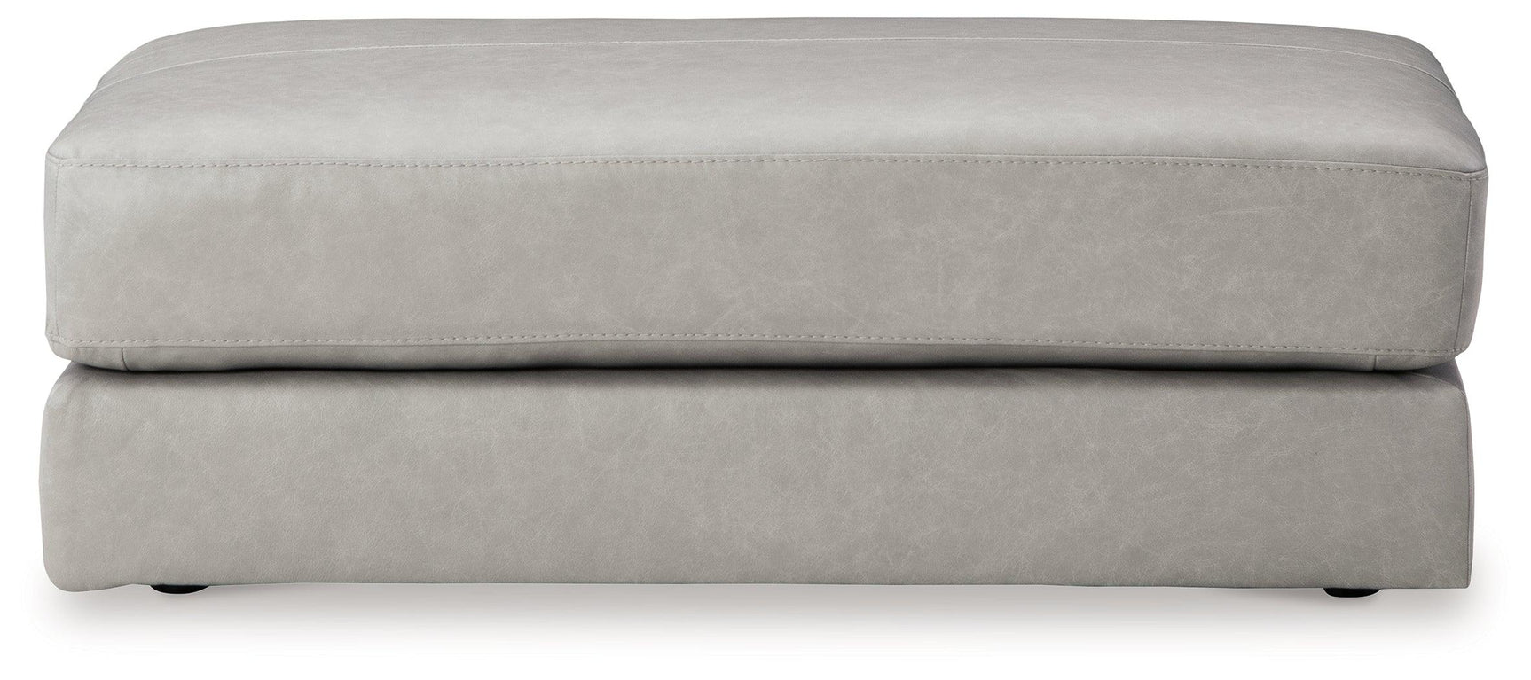 Top view of Amiata Glacier Oversized Accent Ottoman