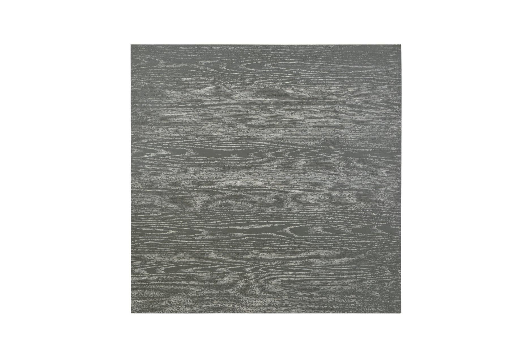 side angle of Lowell white and gray fabric square counter height dining set