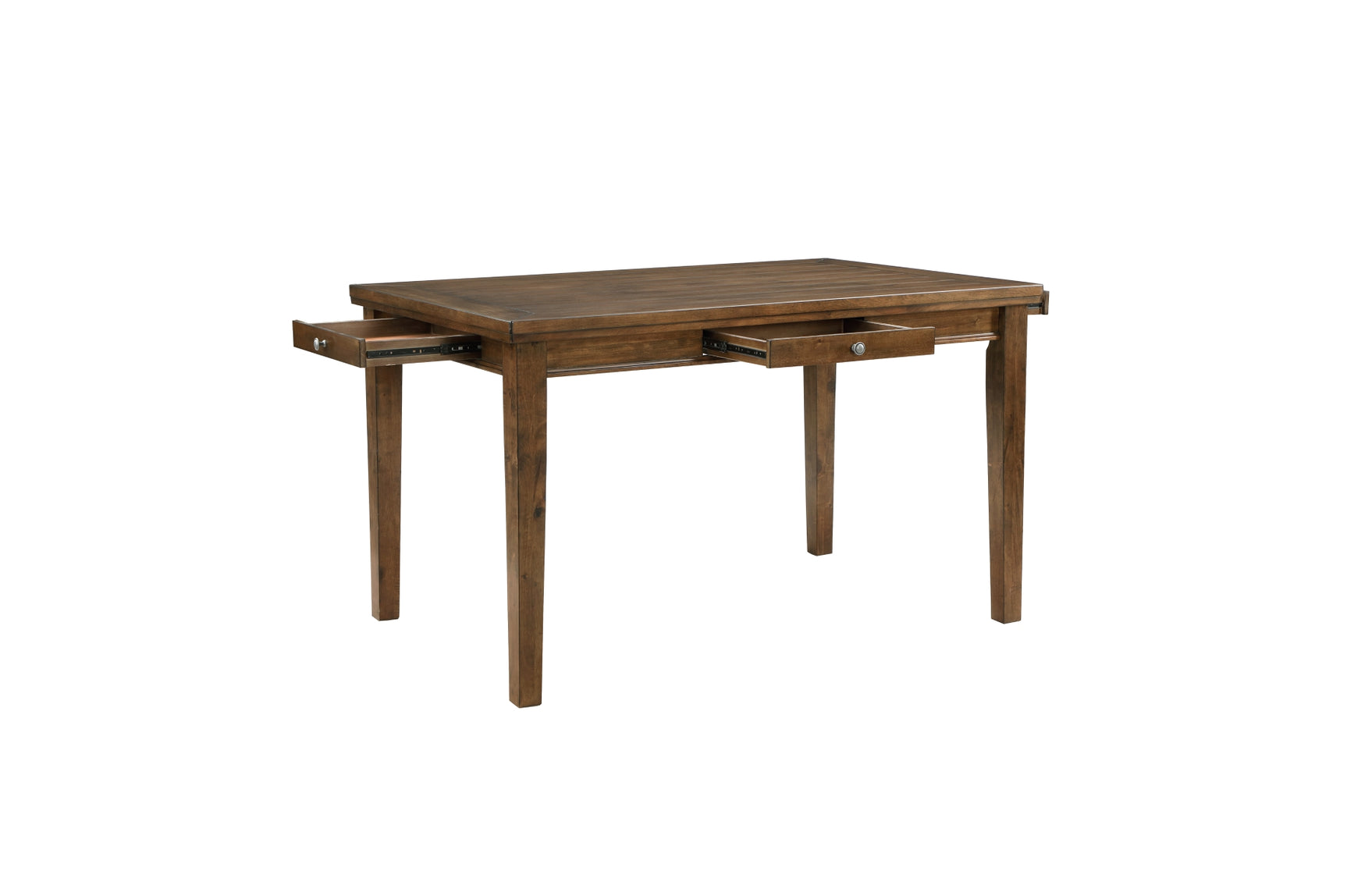 Tigard Brown Counter Height Dining Set detail closeup
