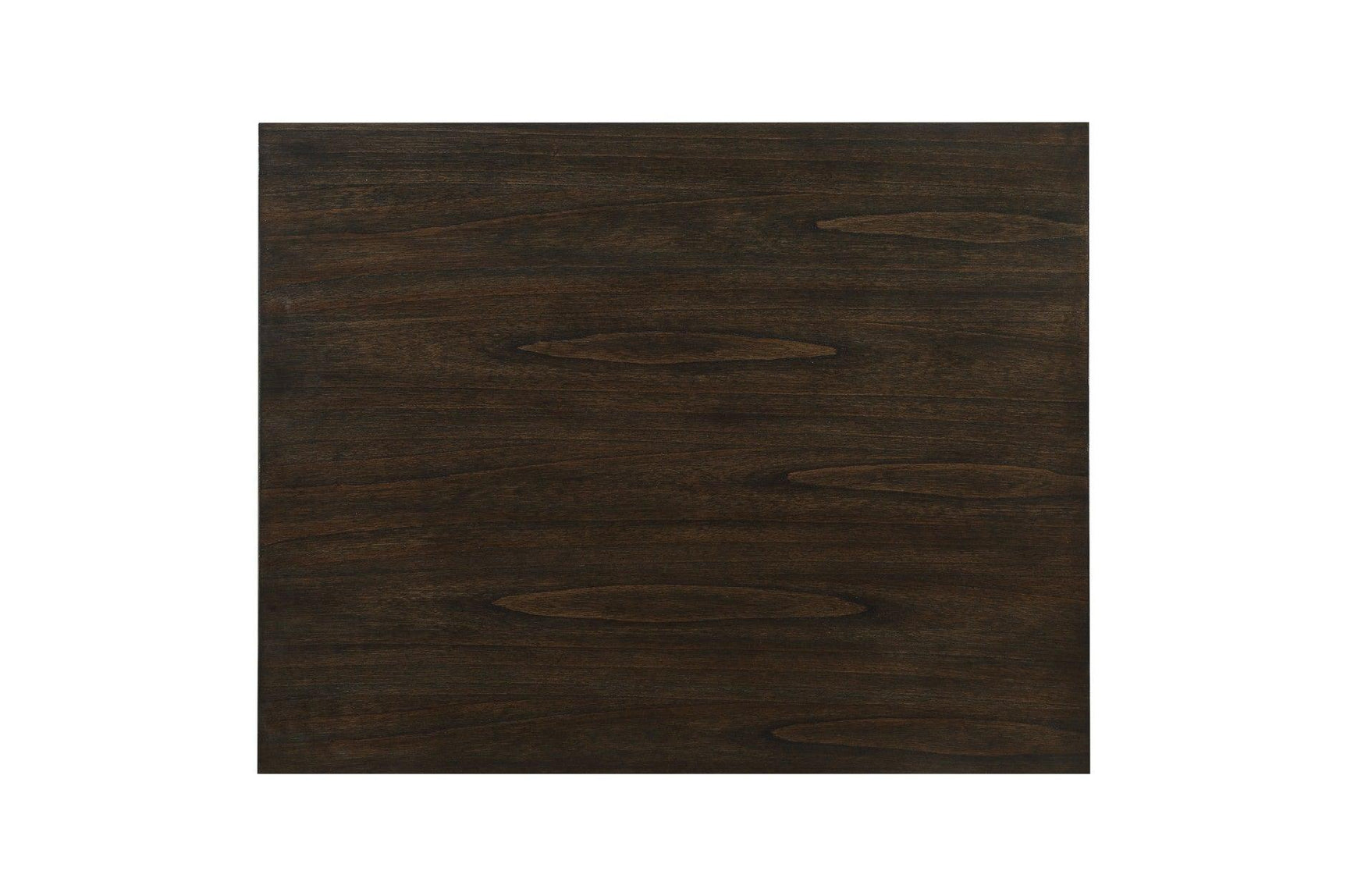Top view of Daye rectangular storage counter height table
