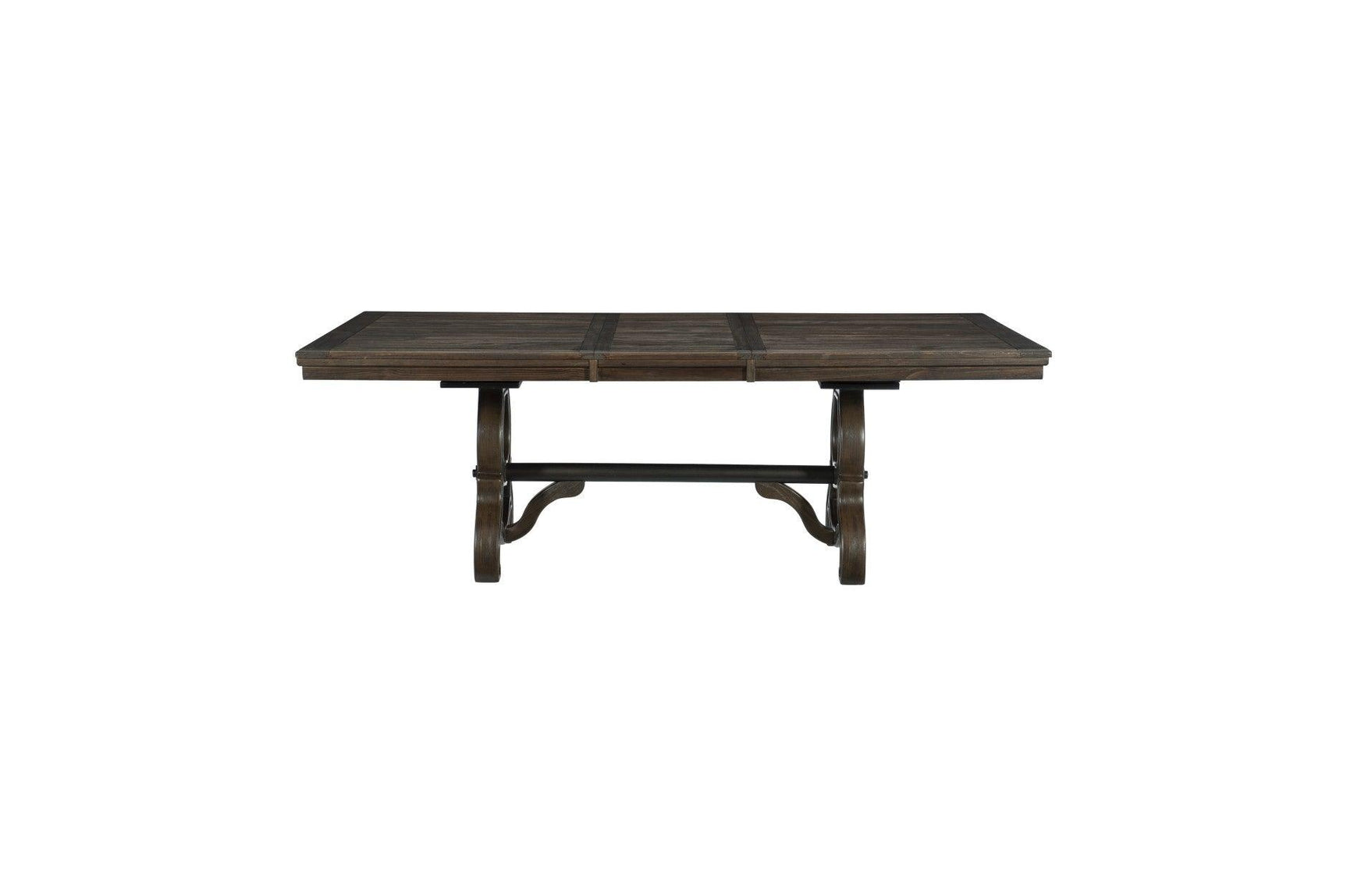Gloversville Neutral Fabric Rectangular Dining Room Set detailed view