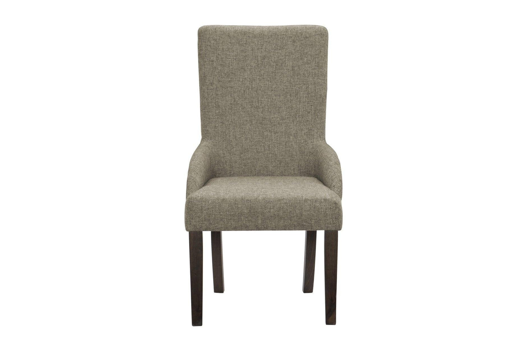 Gloversville Neutral Fabric Rectangular Dining Room Set main view alternate angle