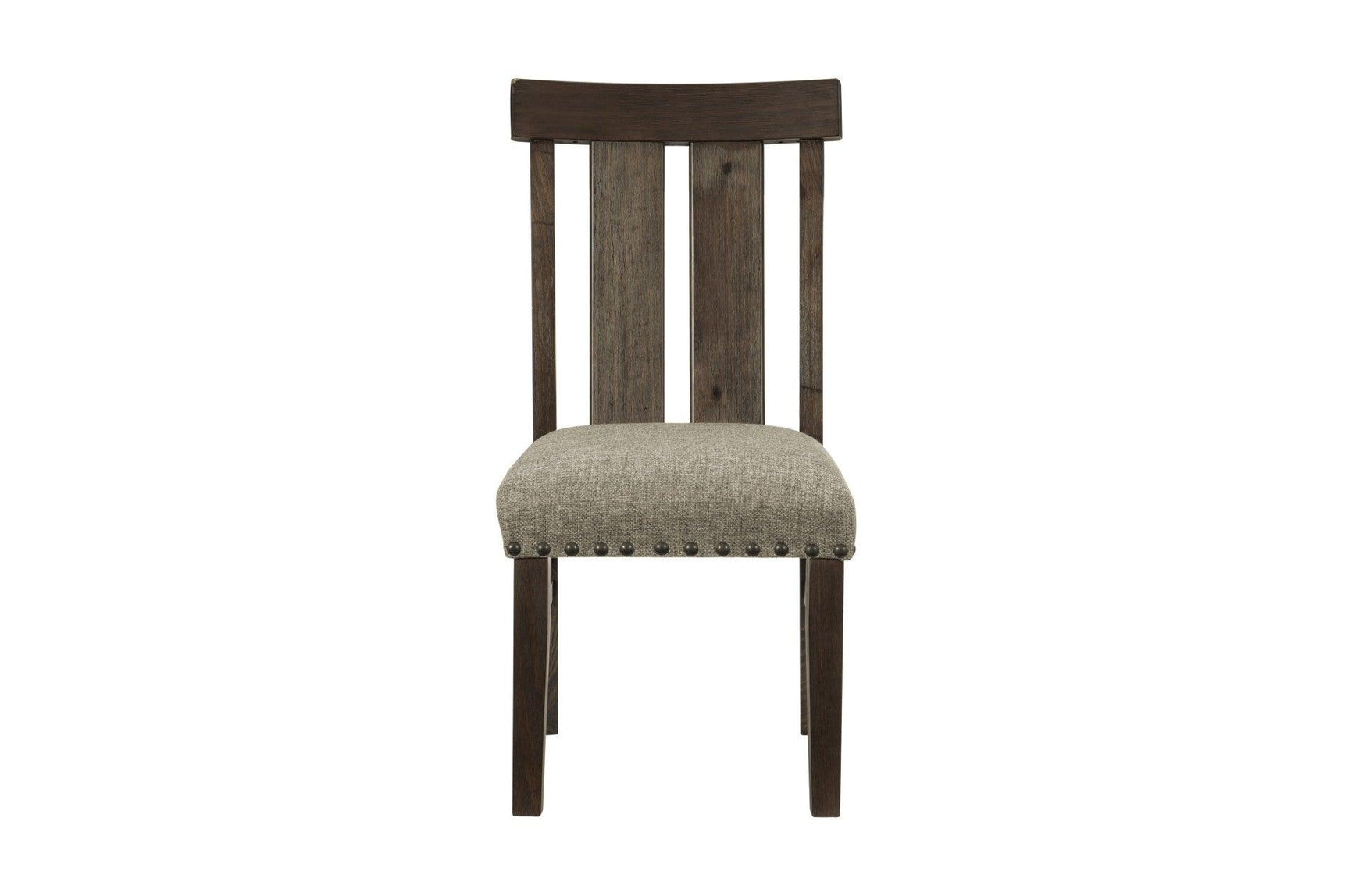 Gloversville Neutral Fabric Rectangular Dining Room Set room view seating detail