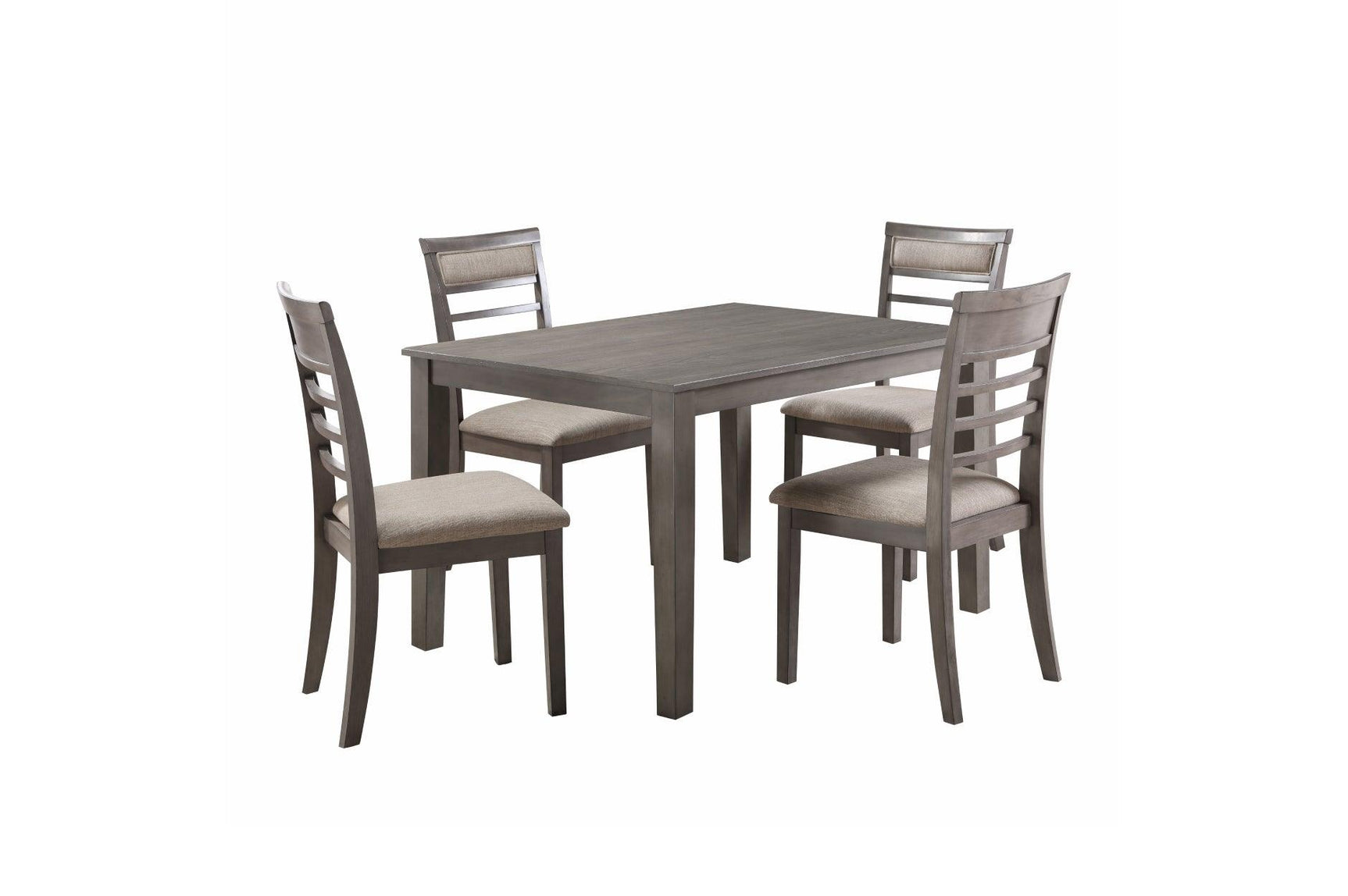 Main view of 5-piece Lovell Gray Dining Room Set