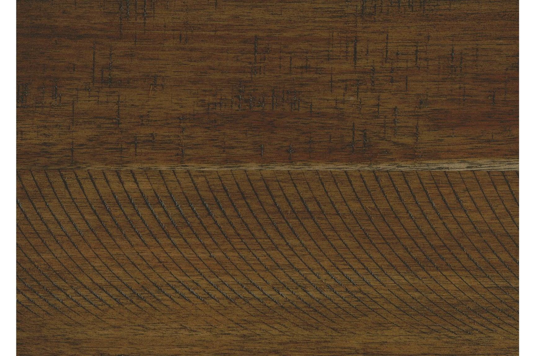 Front view of rectangular dining table and chairs