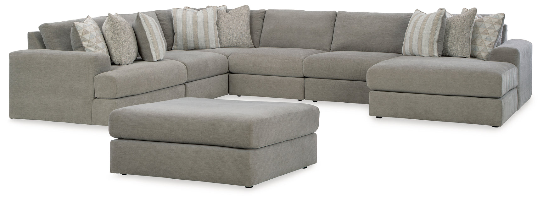 Avaliyah Ash 6-Piece Sectional Sofa main presentation