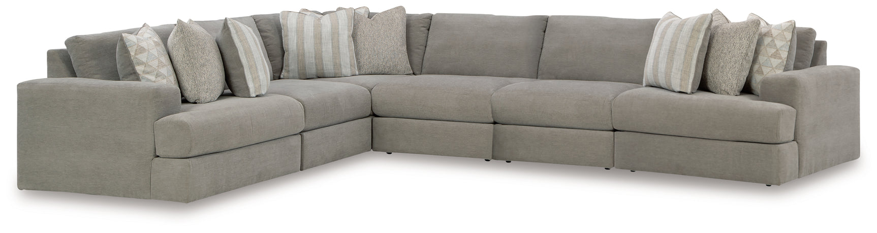 Avaliyah Ash 6-Piece Sectional Sofa detailed view