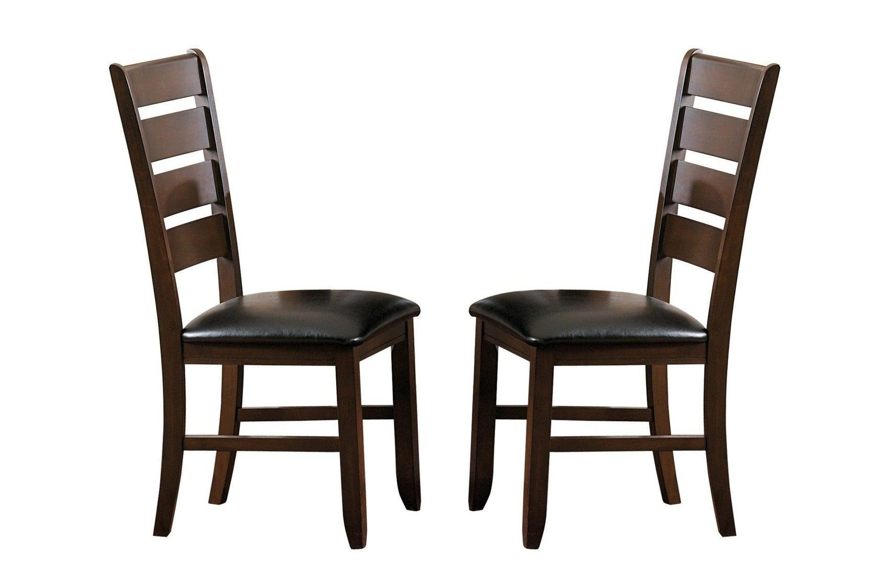 Main view showing Ameillia dining table with four side chairs