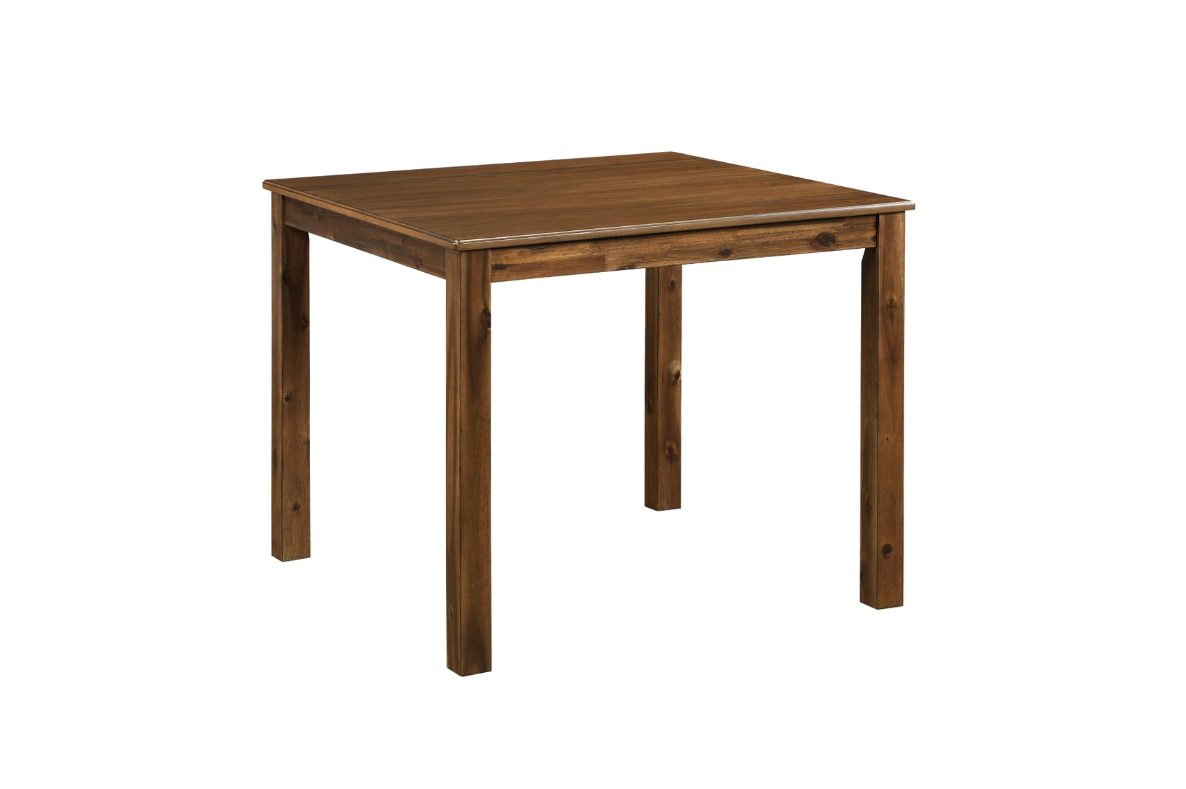 main view of the dining table from Homelegance Stowe Light Brown Set