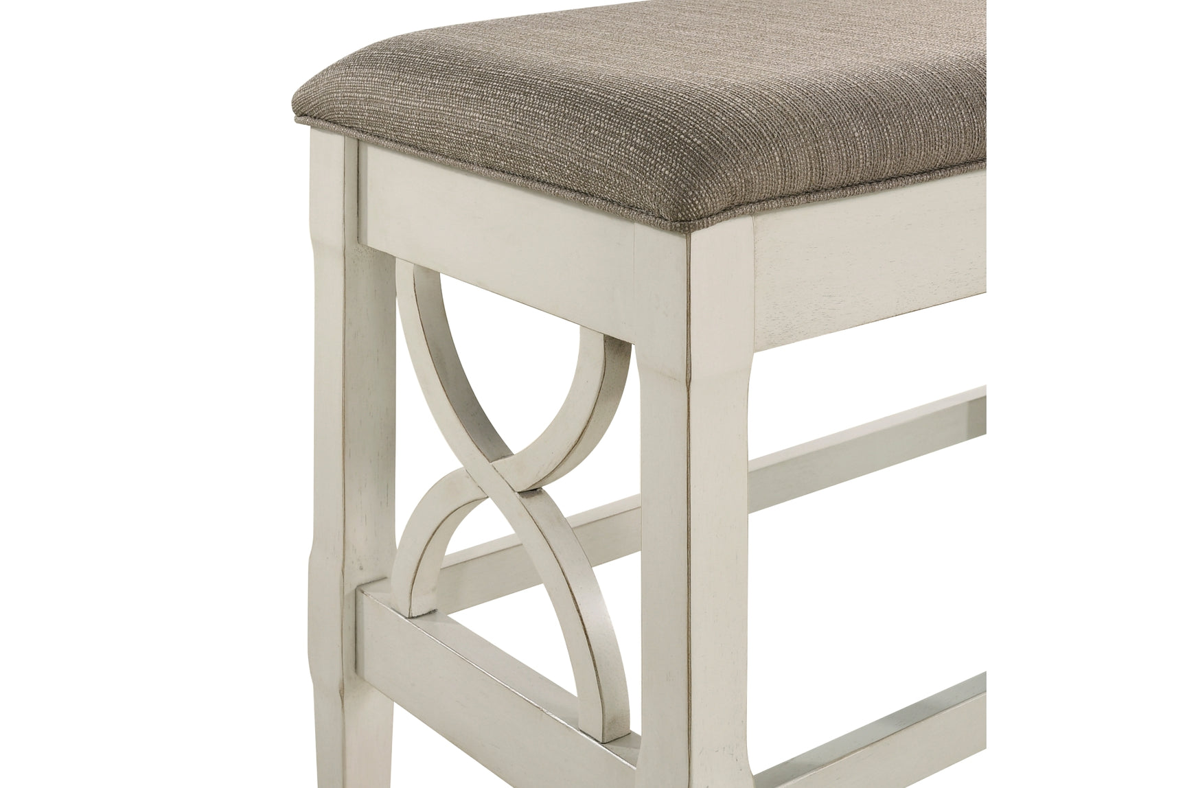 corner angle of dining table with chairs and bench