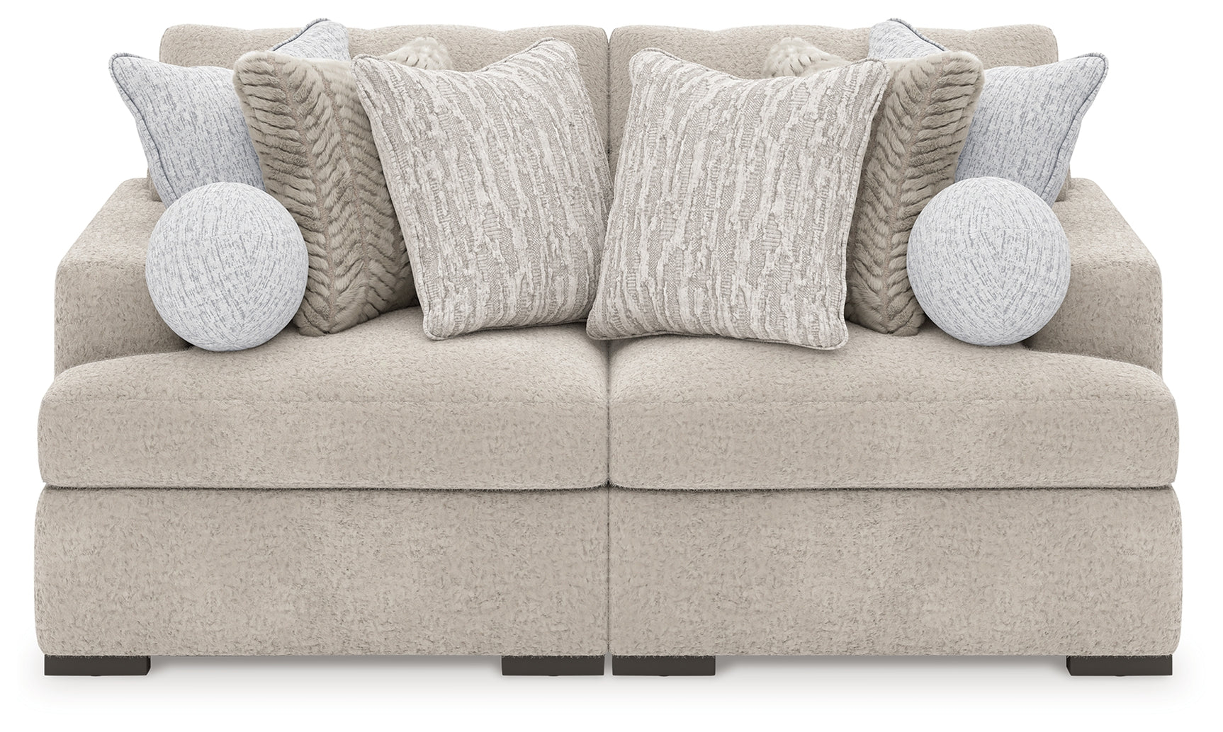 Room view with Cuddle Plush Arctic sectional sofa