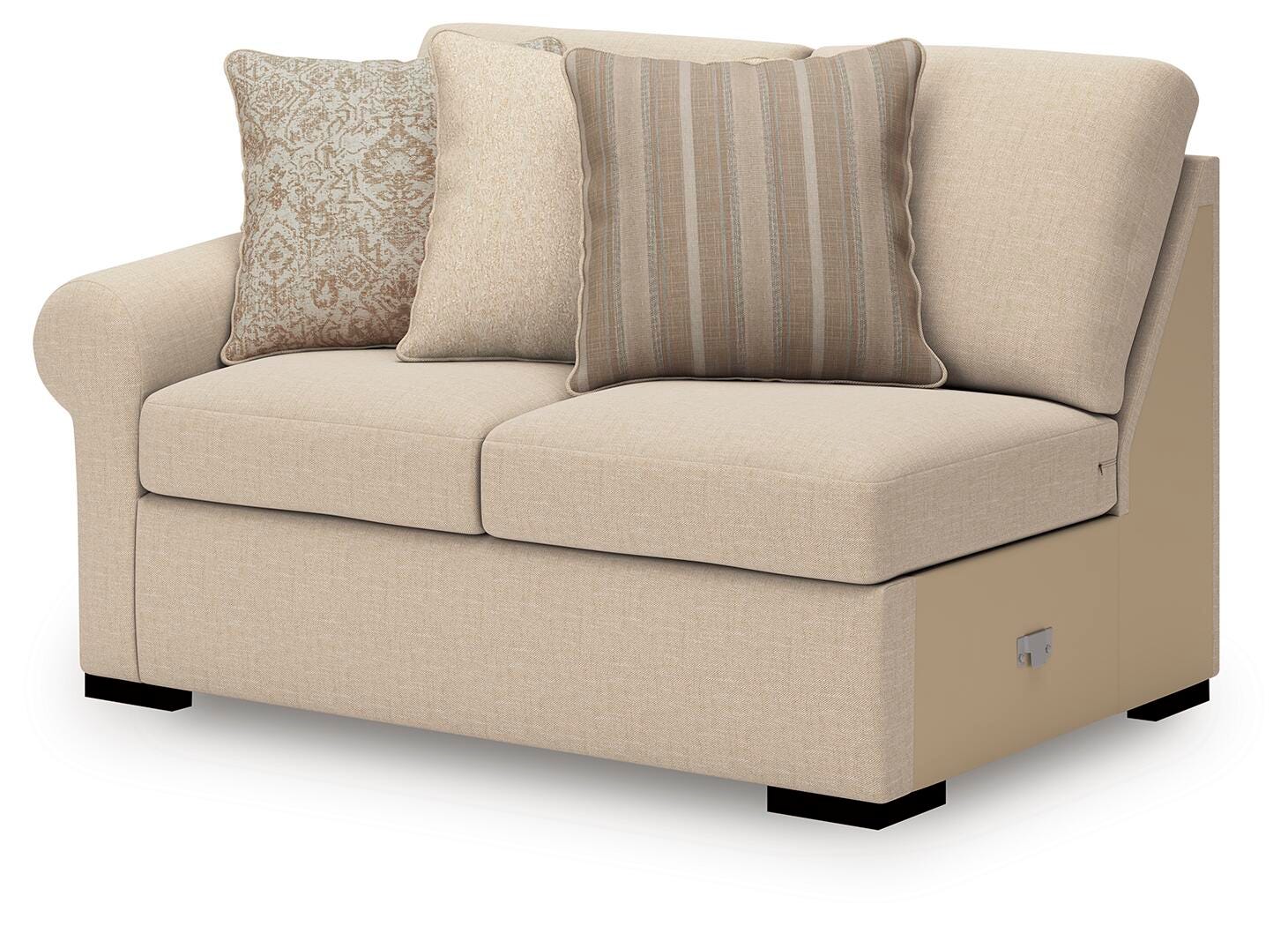LadyMae Twill 4-Piece Sectional - image 13