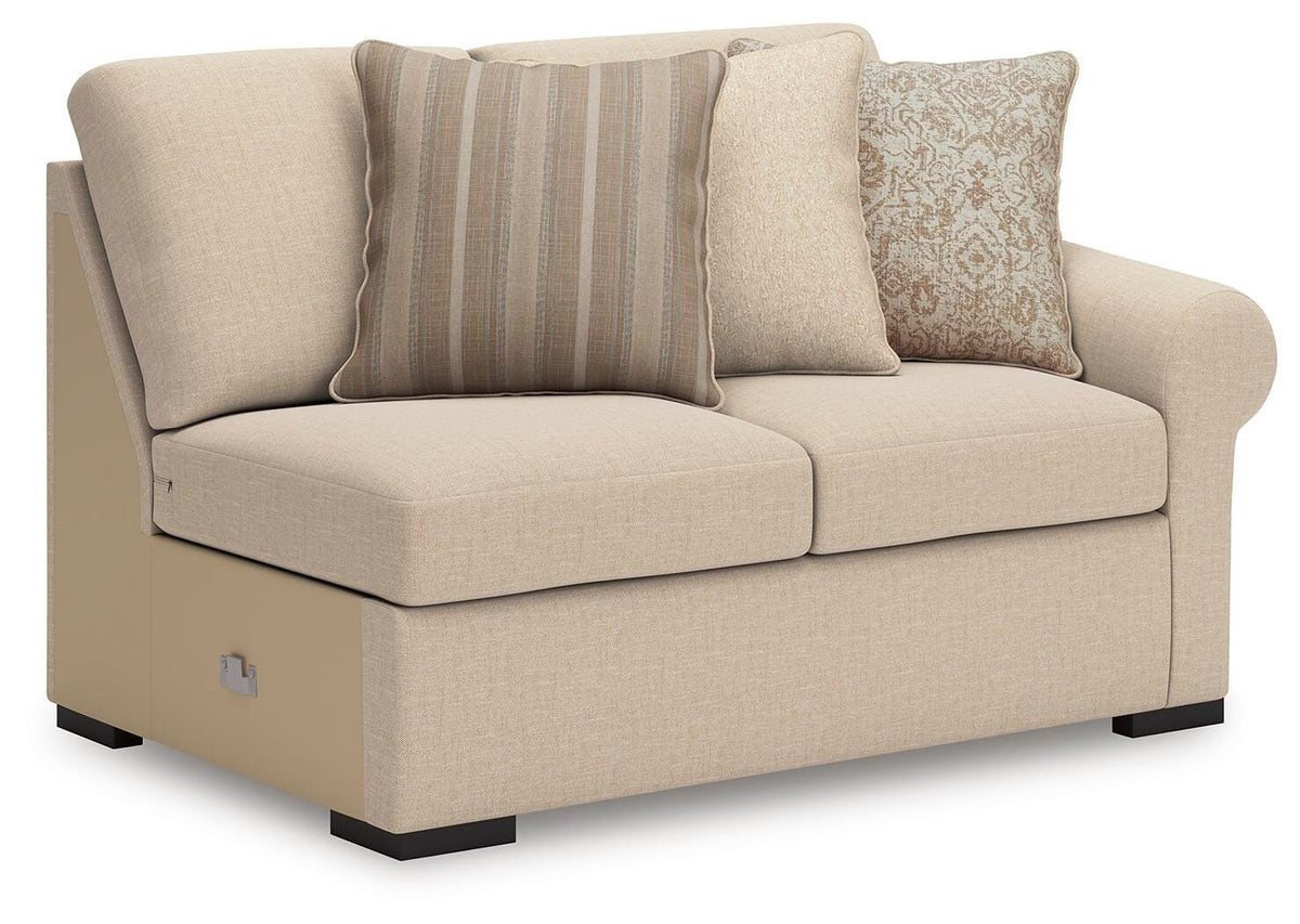 LadyMae Twill 4-Piece Sectional - image 15
