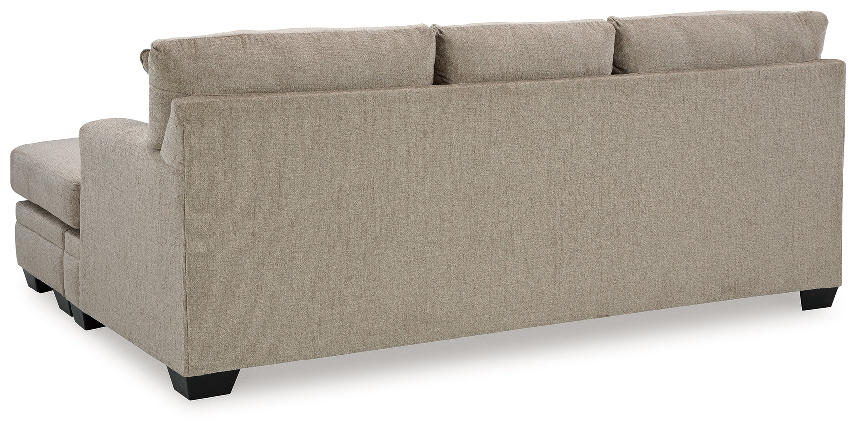 Detail of sofa chaise chaise lounge section