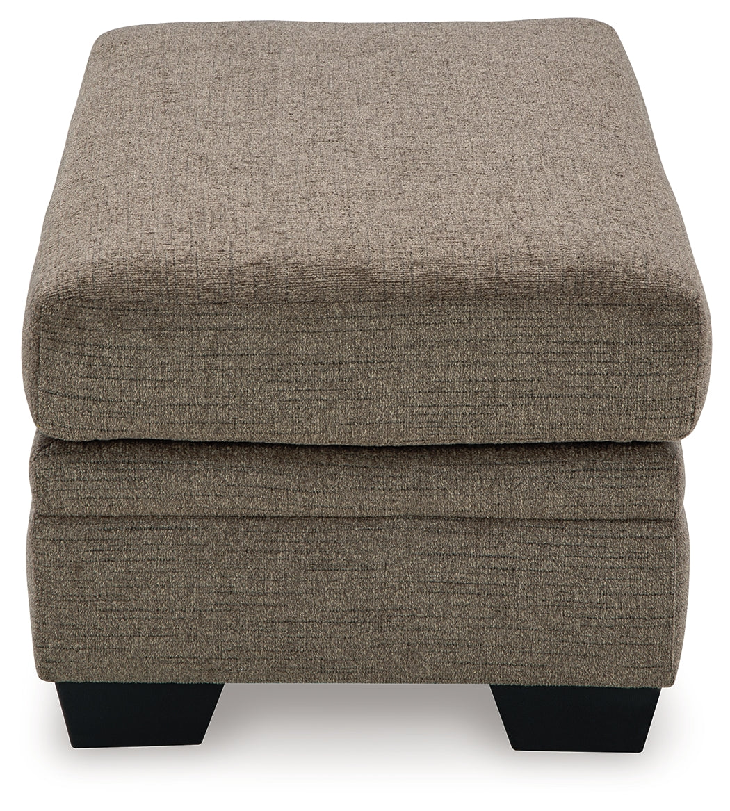 Stonemeade Nutmeg Sofa Chaise, Chair, and Ottoman seating set