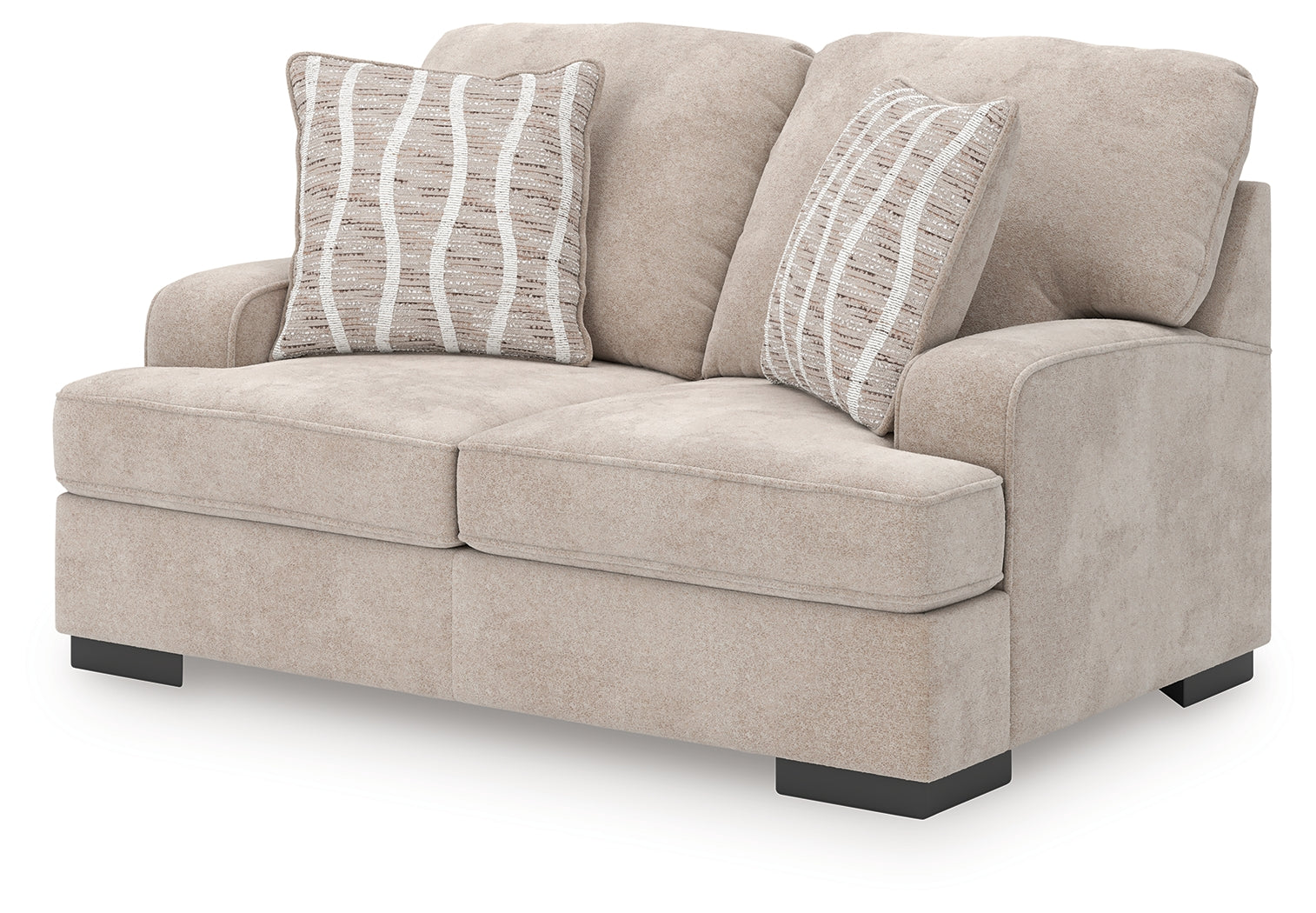 High Profile Loveseat angled alternate side view