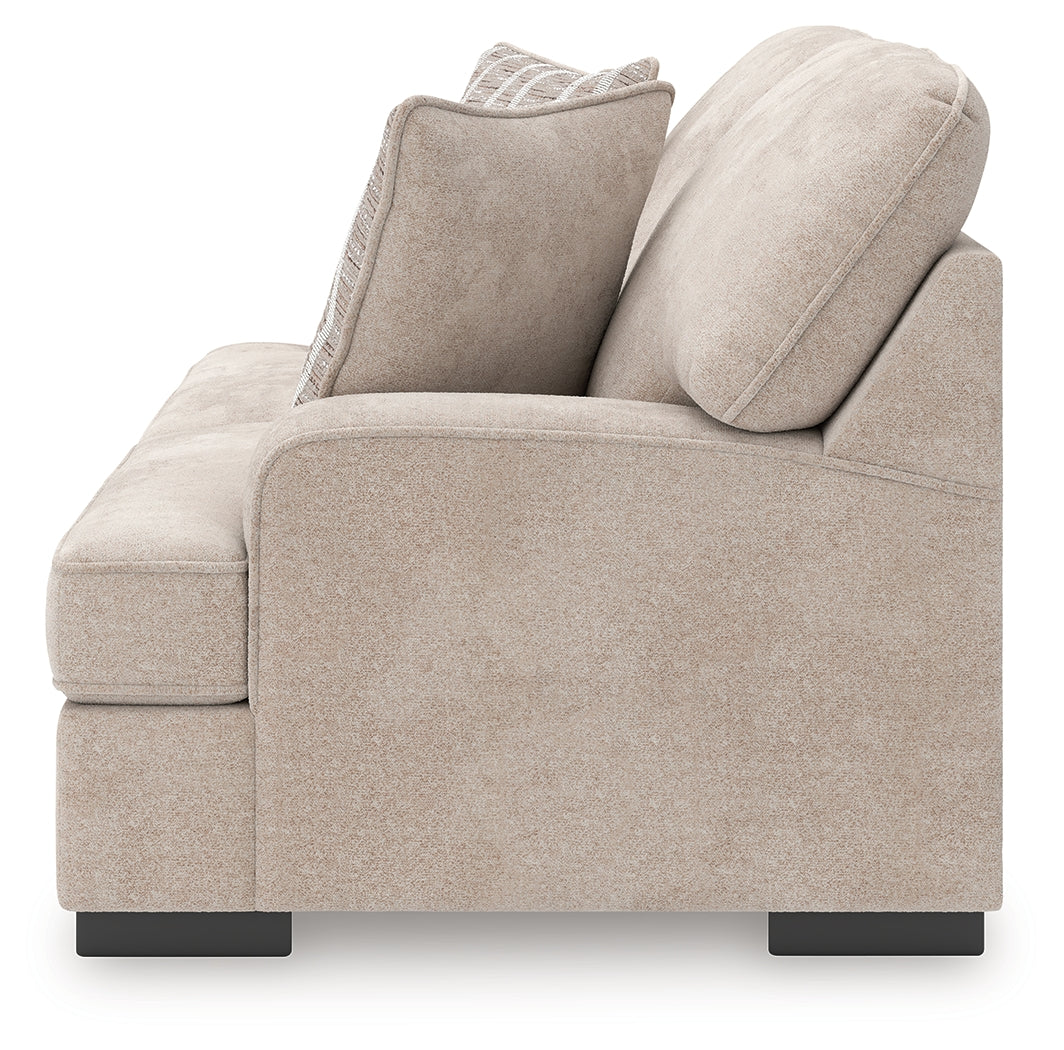 High Profile Loveseat side alternate angle