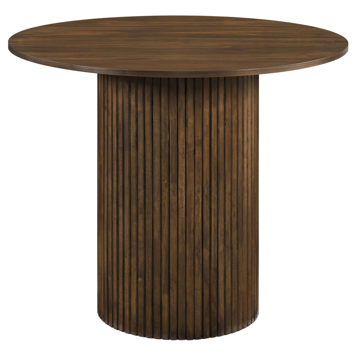 Hamlyn 5-piece Round Wood Counter Height Dining Set in Grey and Walnut — product image 3