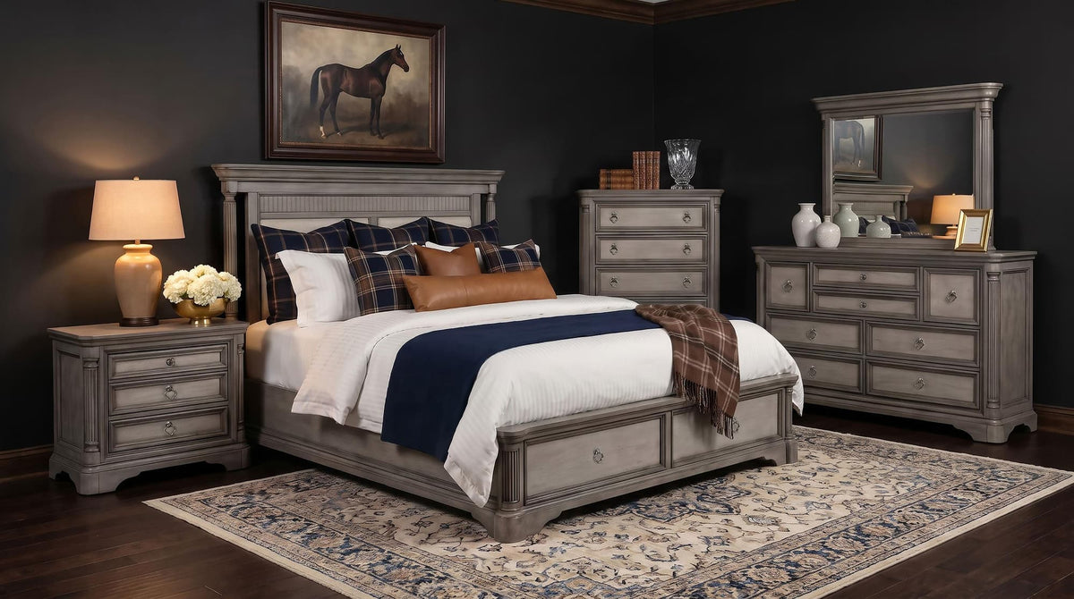 Cresswell 8-Drawer Bedroom Dresser Weathered Taupe — product image 19