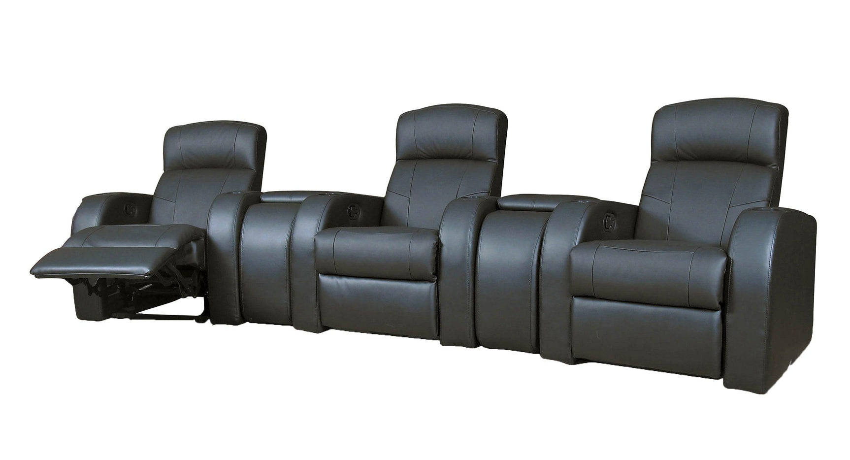 Cyrus reclining seat with cup holder close-up