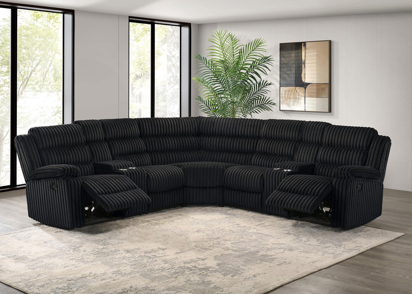 Atkinson sofa reclining seat side view