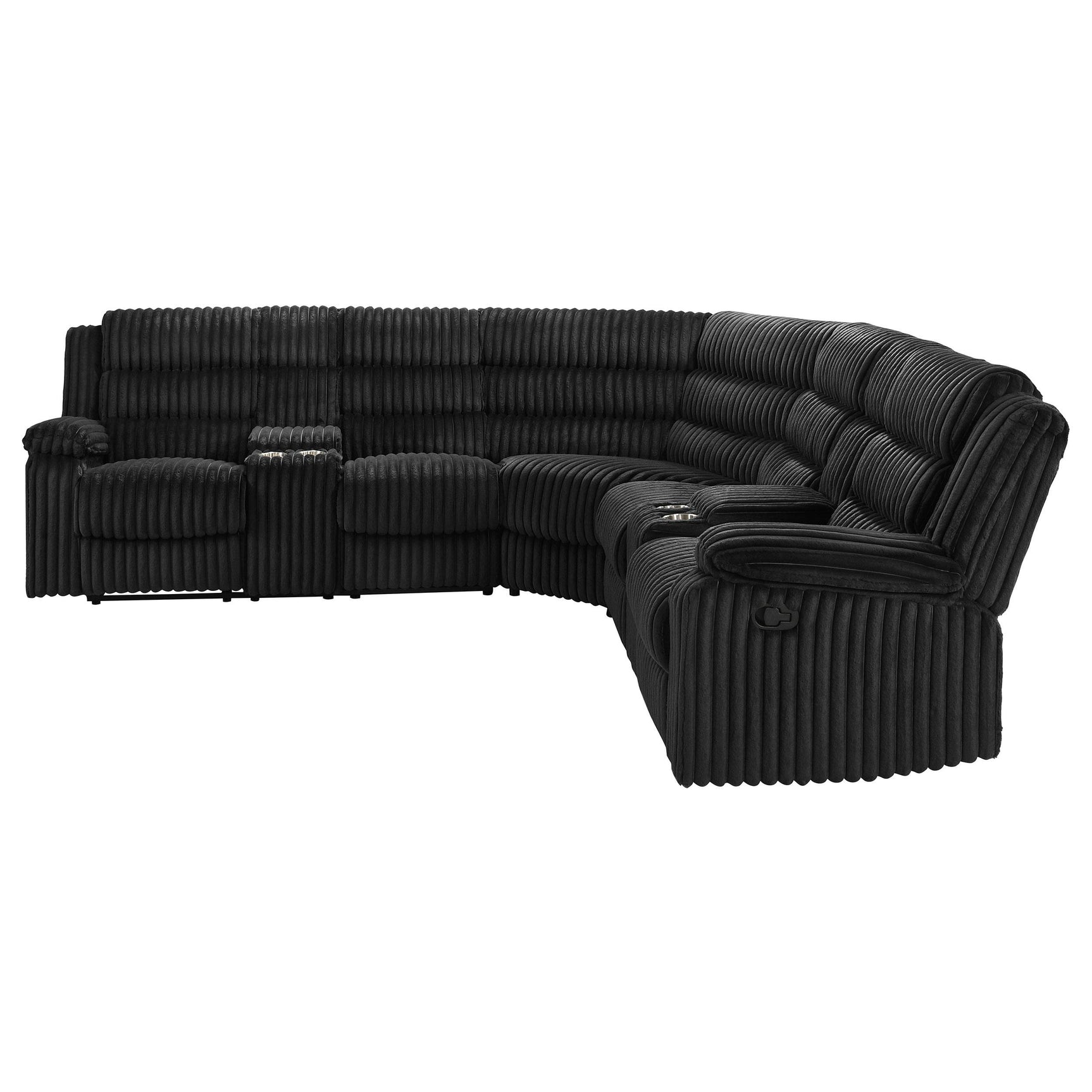 Attached seat and back cushions detail