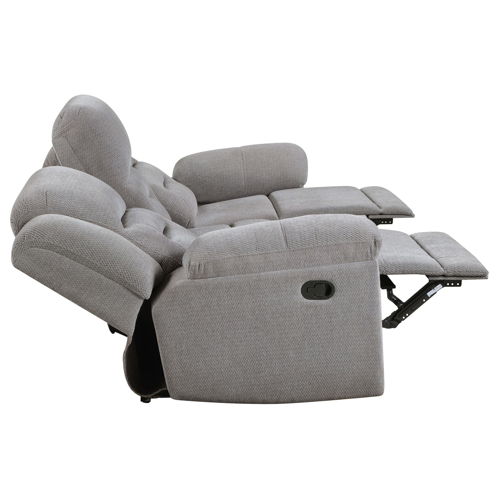 Pillow top arm support on sofa