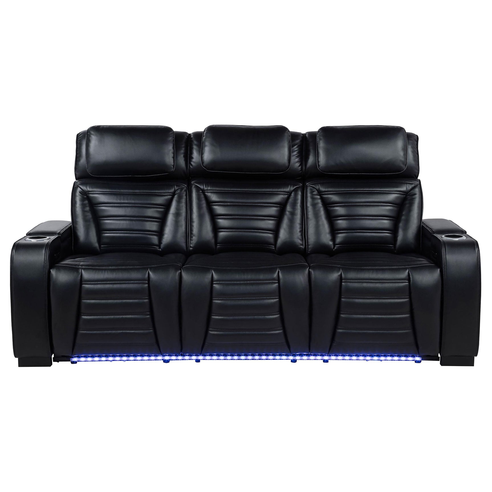 Zuma Sofa flip-up headrest with reading lights