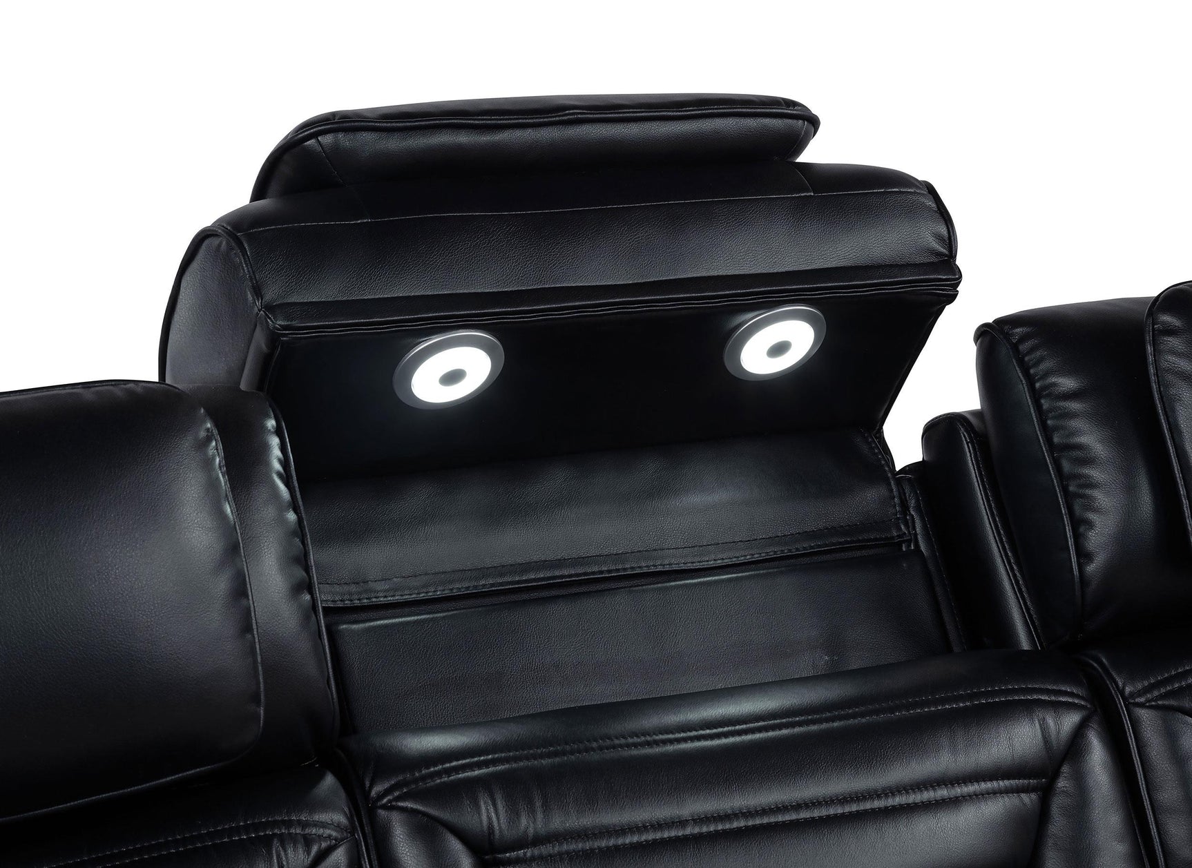 Zuma loveseat Bluetooth speaker and control panel