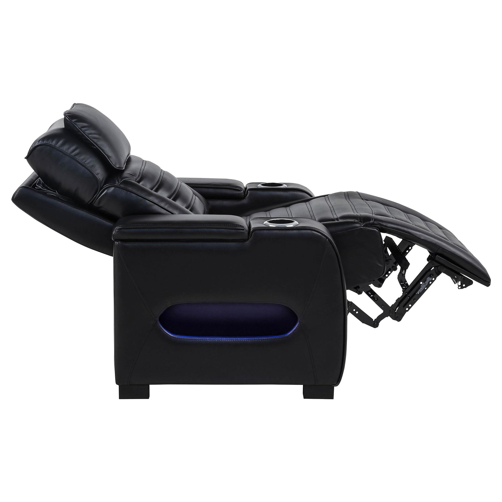 Zuma recliner LED lighting detail