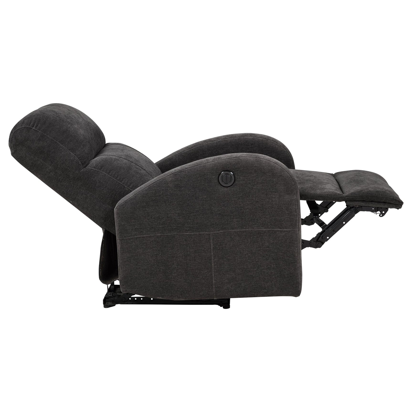 Recliner chair fully reclined position