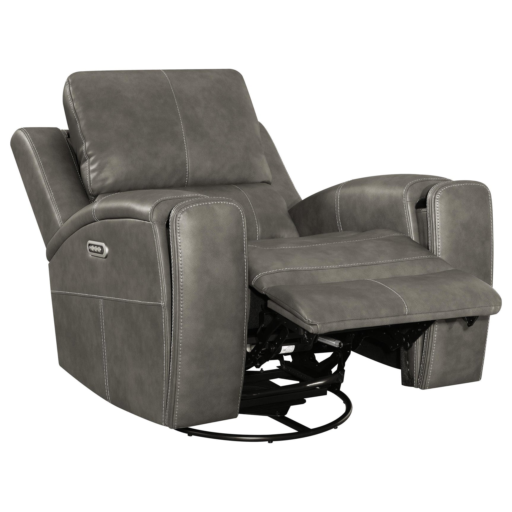 Set showing hidden cup holder feature