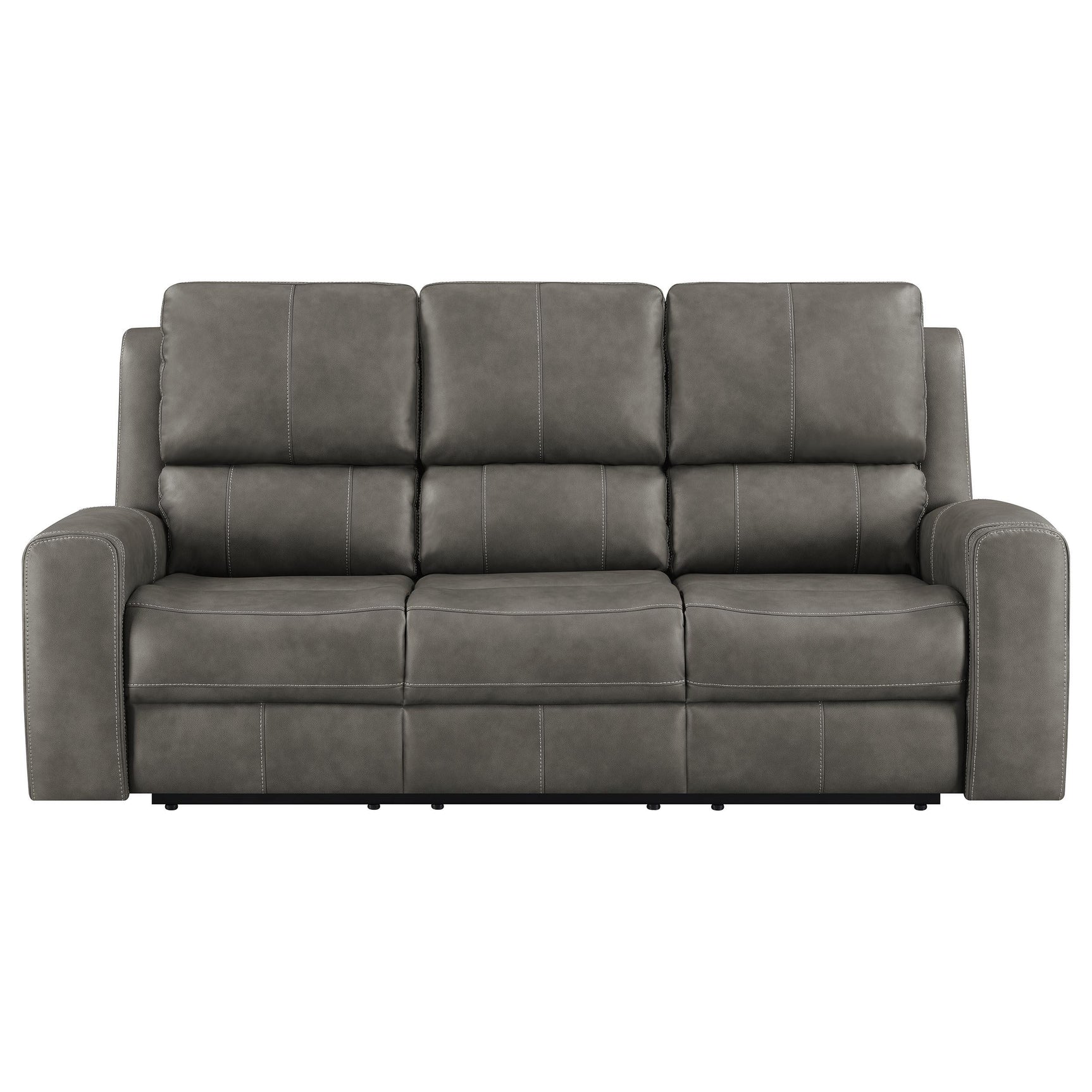 Leatherette upholstery close-up